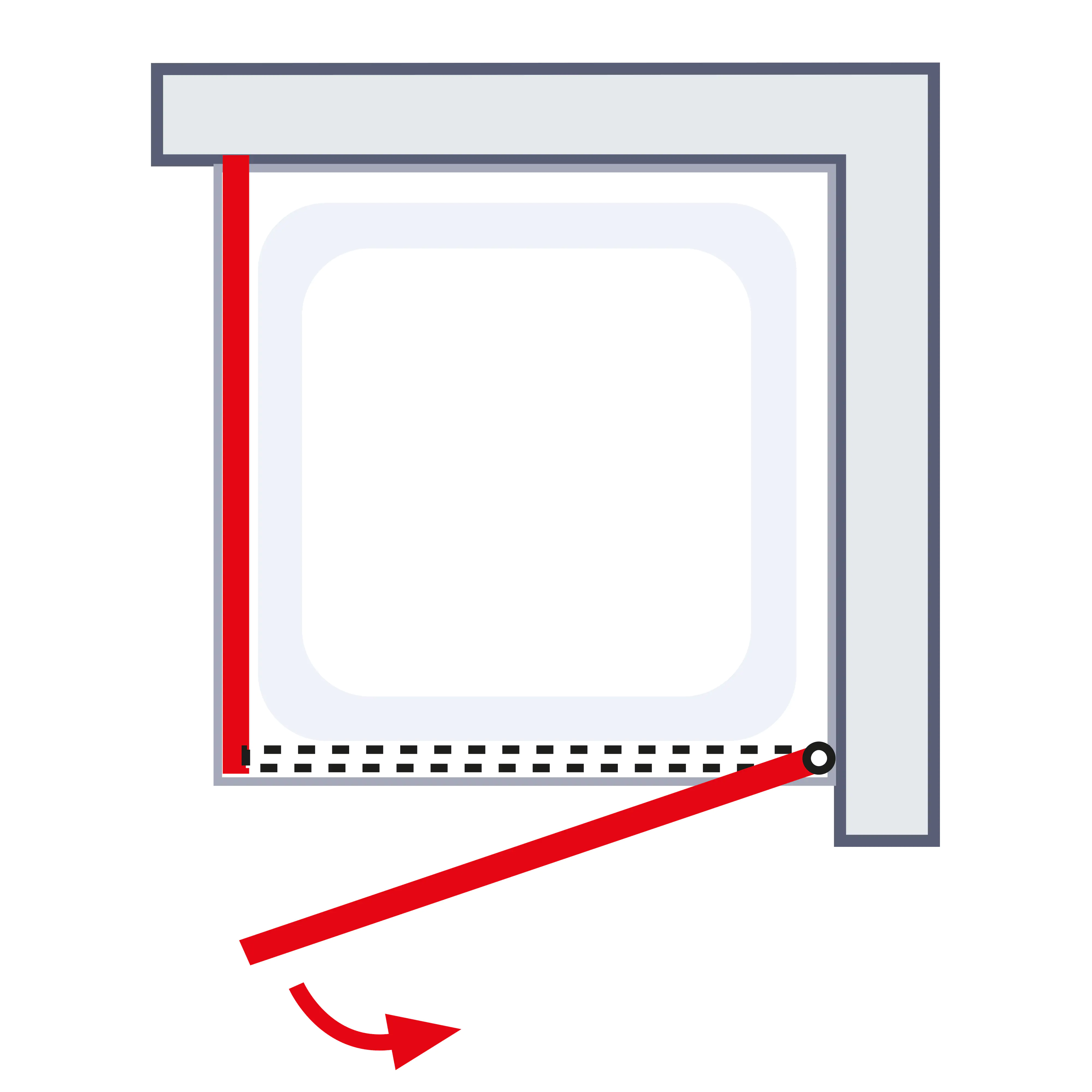4060991064142_6 Schulte Drehtür Seitenwand 80 x 80 x 192 cm Alexa Style 2.0