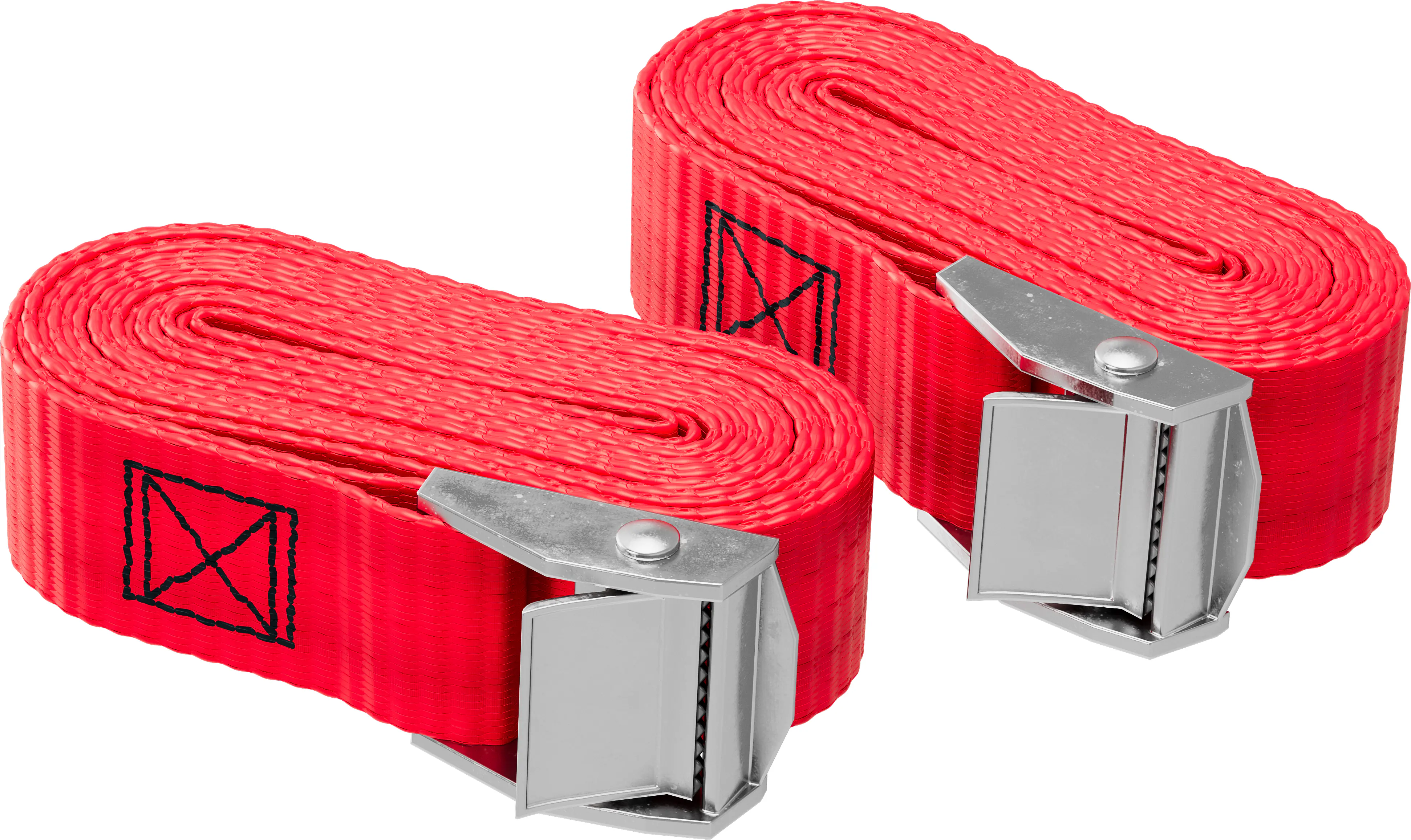 QUICKLOADER® Spanngurt Cambuckle 20 mm x 2,5 m 2 Stück rot