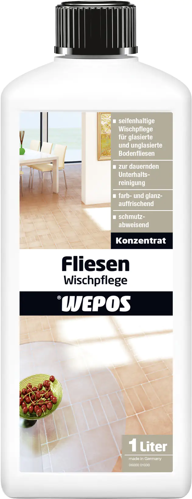 Wepos Fliesenwischpflege 1 L Wepos Fliesenwischpflege 1 L