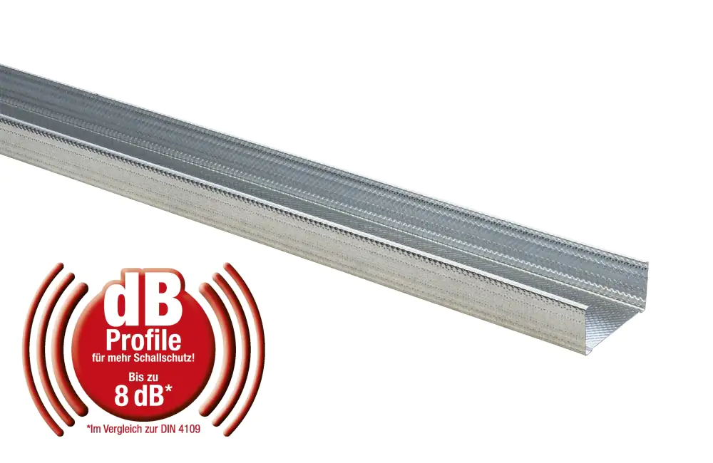 Knauf CW-db-Ständerprofil 2600 x 75 x 50 mm Knauf CW-db-Ständerprofil 2600 x 75 x 50 mm