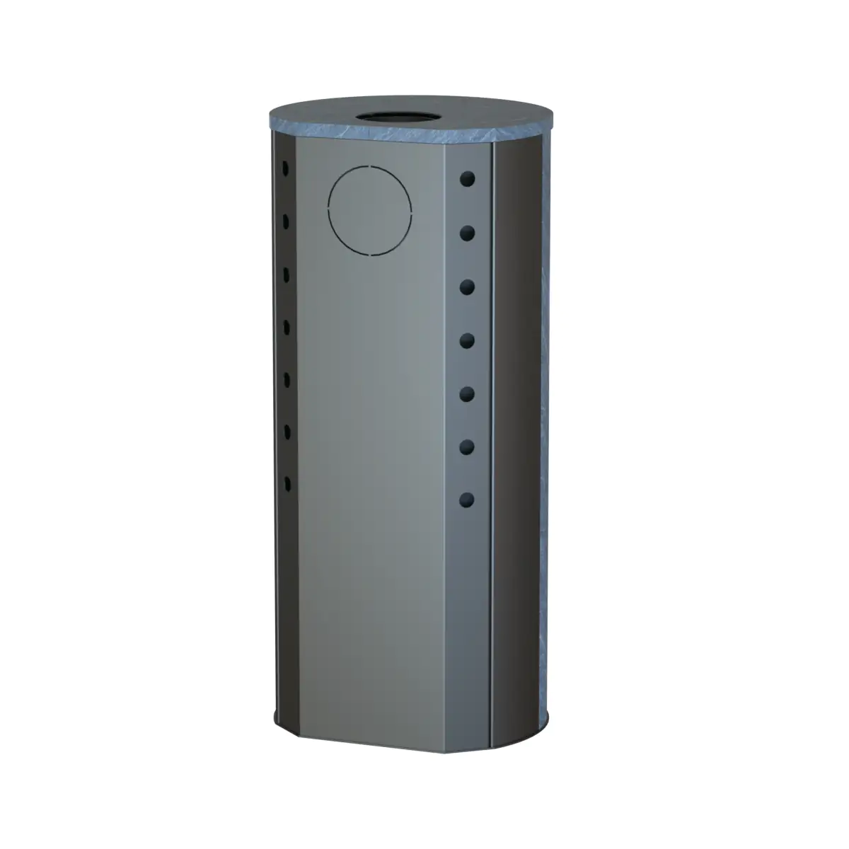 Thermia Kaminofen Vento Naturstein grau 7 kW