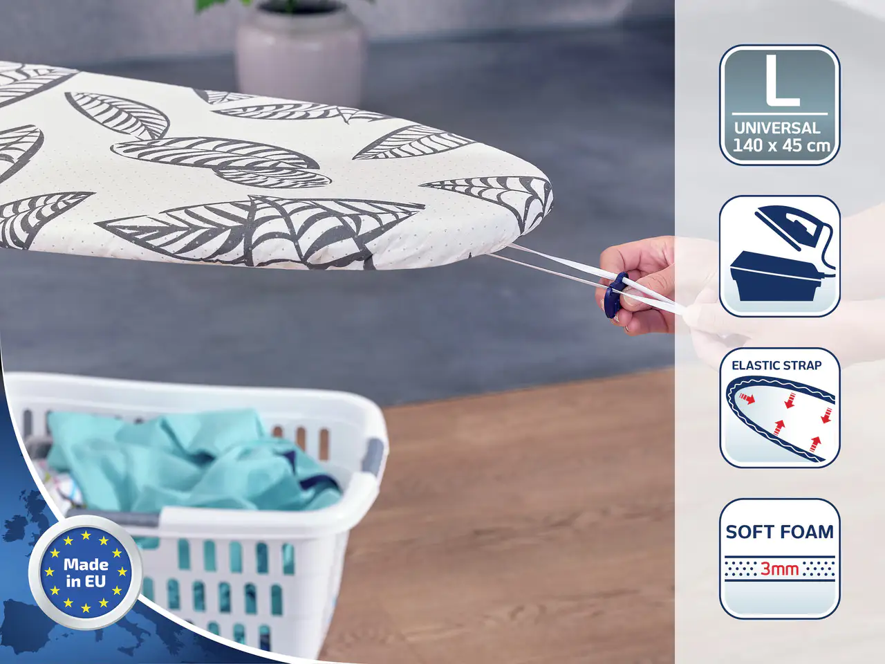 Leifheit Bügelbrettbezug Perfect Steam L/Universal Leifheit Bügelbrettbezug Perfect Steam L/Universal