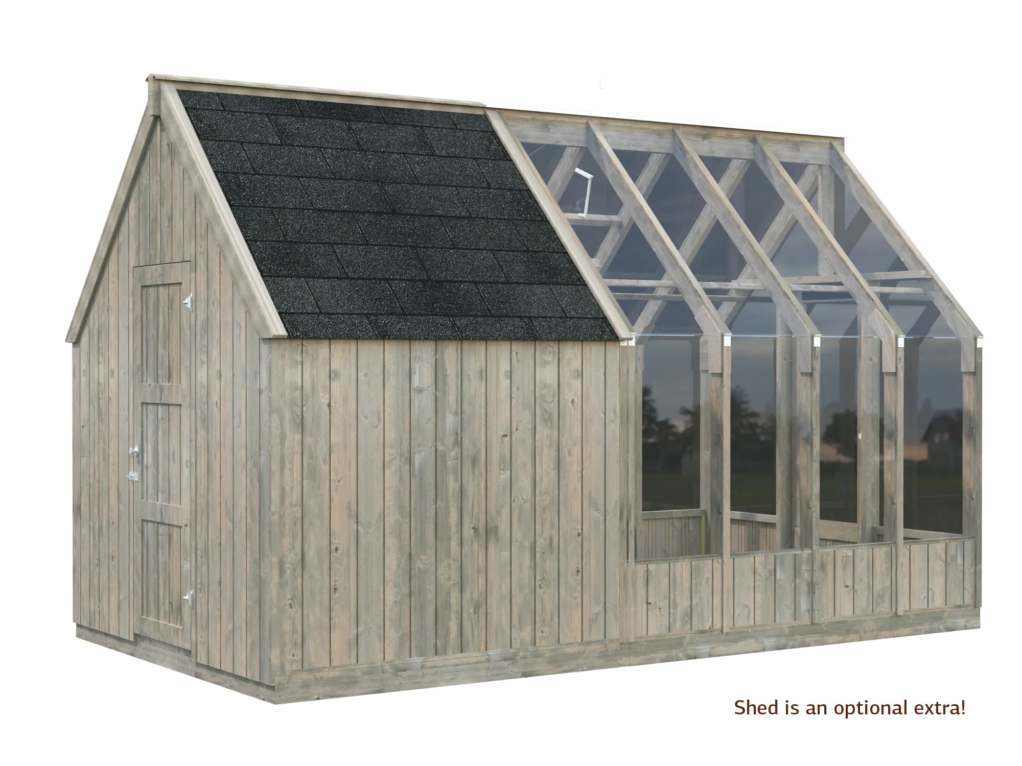 Palmako Gewächshaus Emilia 240 x 244 cm 5,4 m² 4 mm Glas 