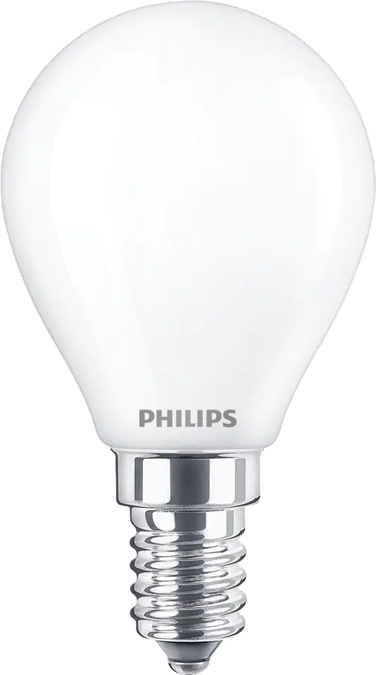 Philips LED-Leuchtmittel Filament Tropfenform P45 E14 4,3W warmweiß matt 
