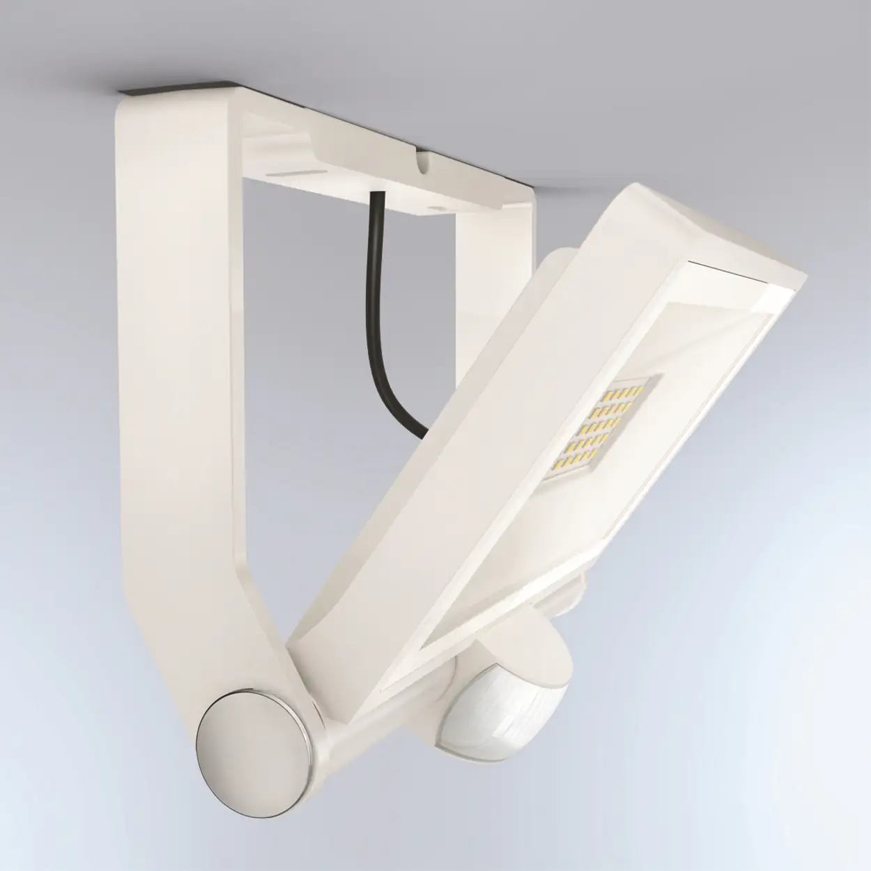 Steinel Strahler XLED ONE S Weiß mit Bewegungsmelder, schwenkbar