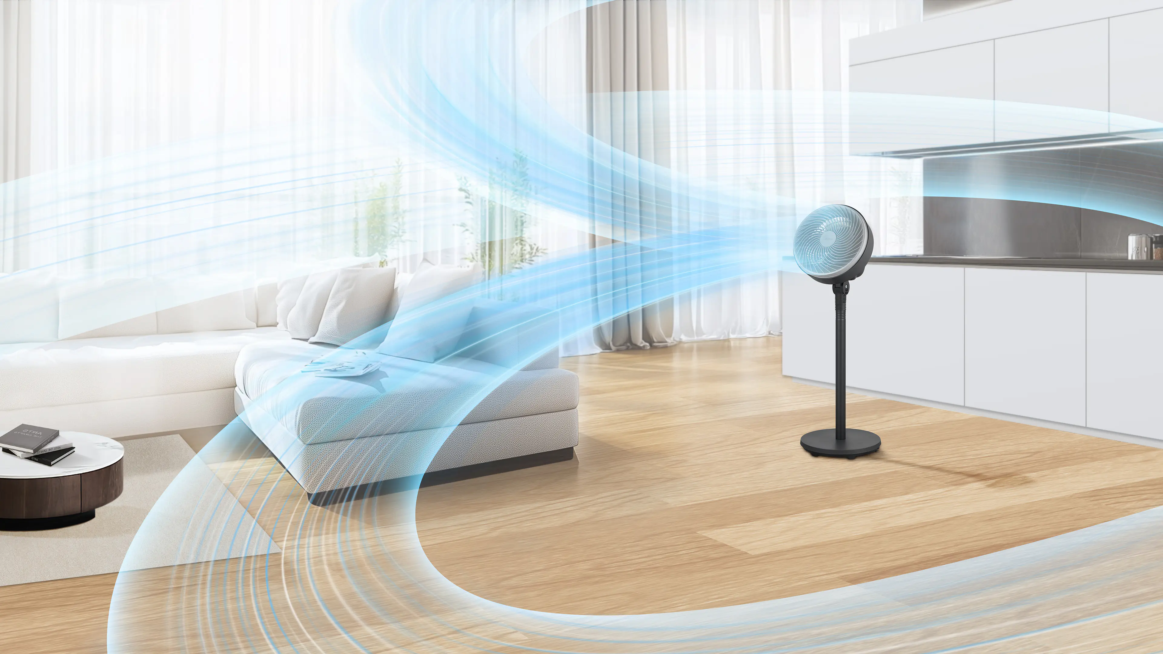 Midea Standventilator MFS18200APK Ø 30 cm grau Midea Standventilator MFS18200APK Ø 30 cm grau