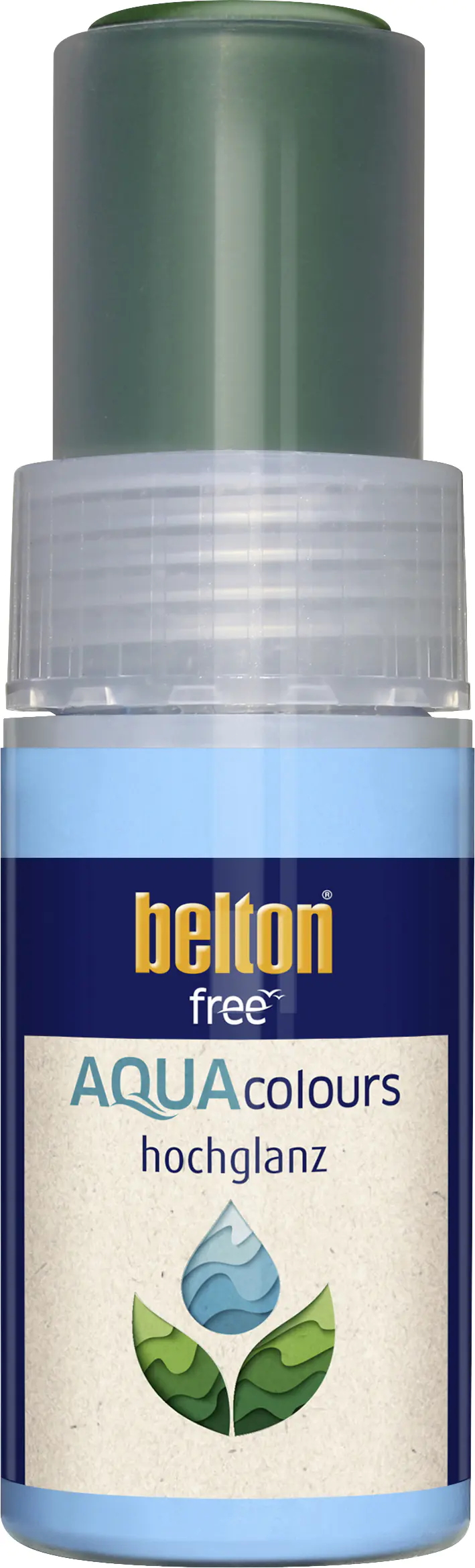 belton free Lackstift AQUAcolours 9 ml laubgrün hochglanz
