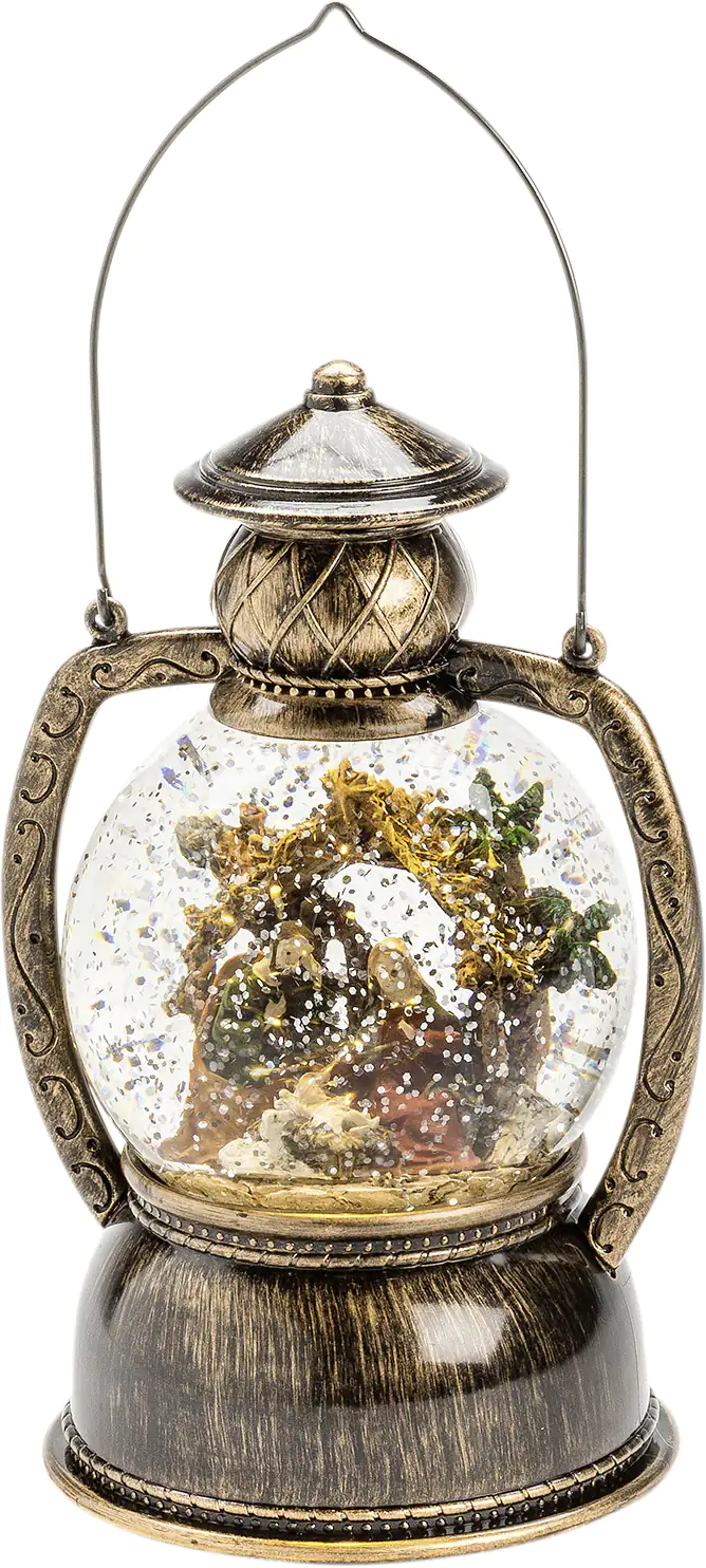 Konstsmide LED Kugellaterne Weihnachtskrippe 20 x Ø 12 cm
