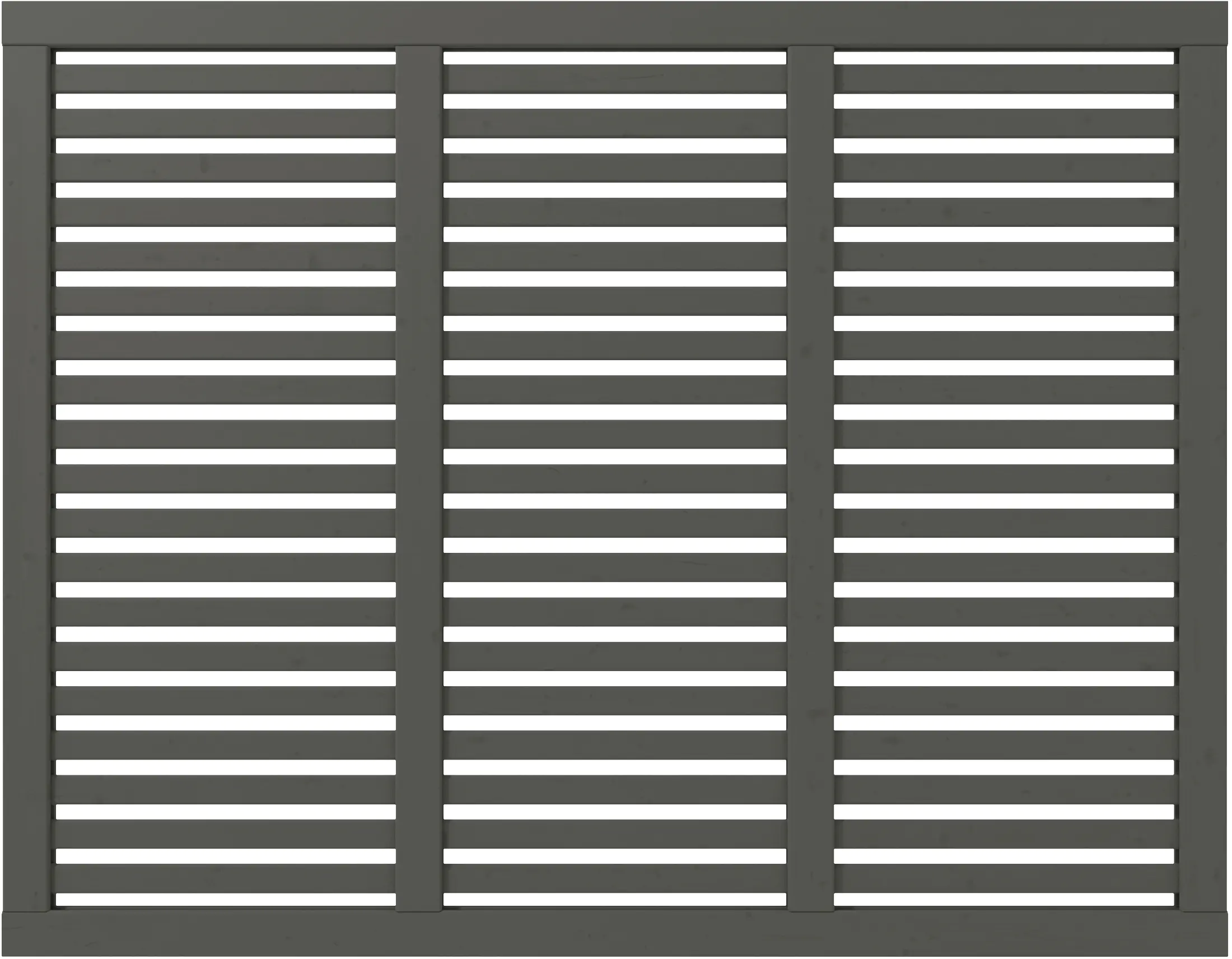 Plus Zaun Harmoni 180 x 140 cm umbragrau fungizidbehandelt