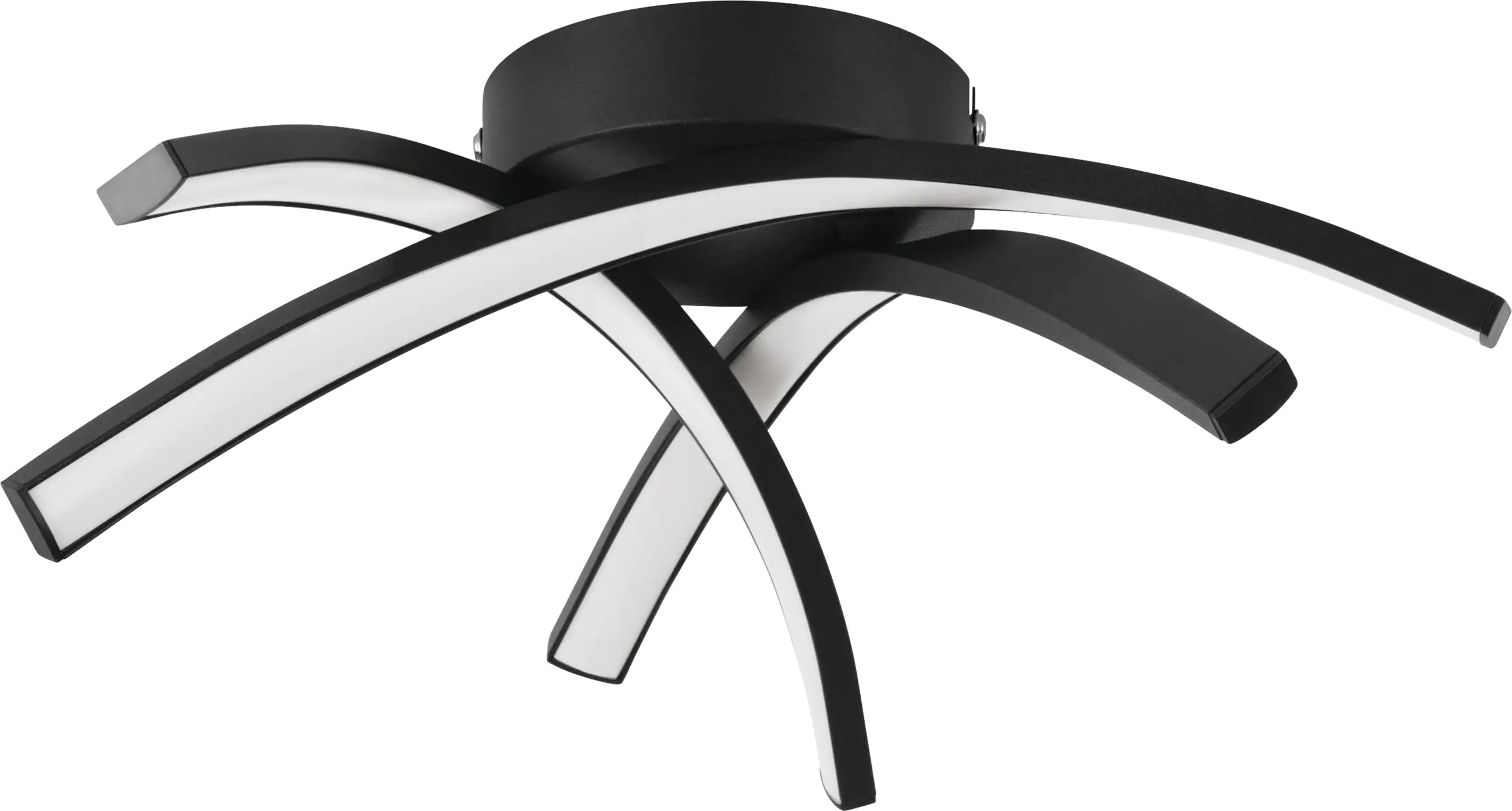 Eglo LED Deckenleuchte Destro-E schwarz weiß 37 x 35,5 cm