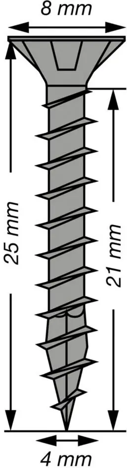 Spax Universalschrauben 4 x 25 mm T20 Vollgewinde - 50 Stk.  Spax Universalschrauben 4 x 25 mm T20 Vollgewinde - 50 Stk.