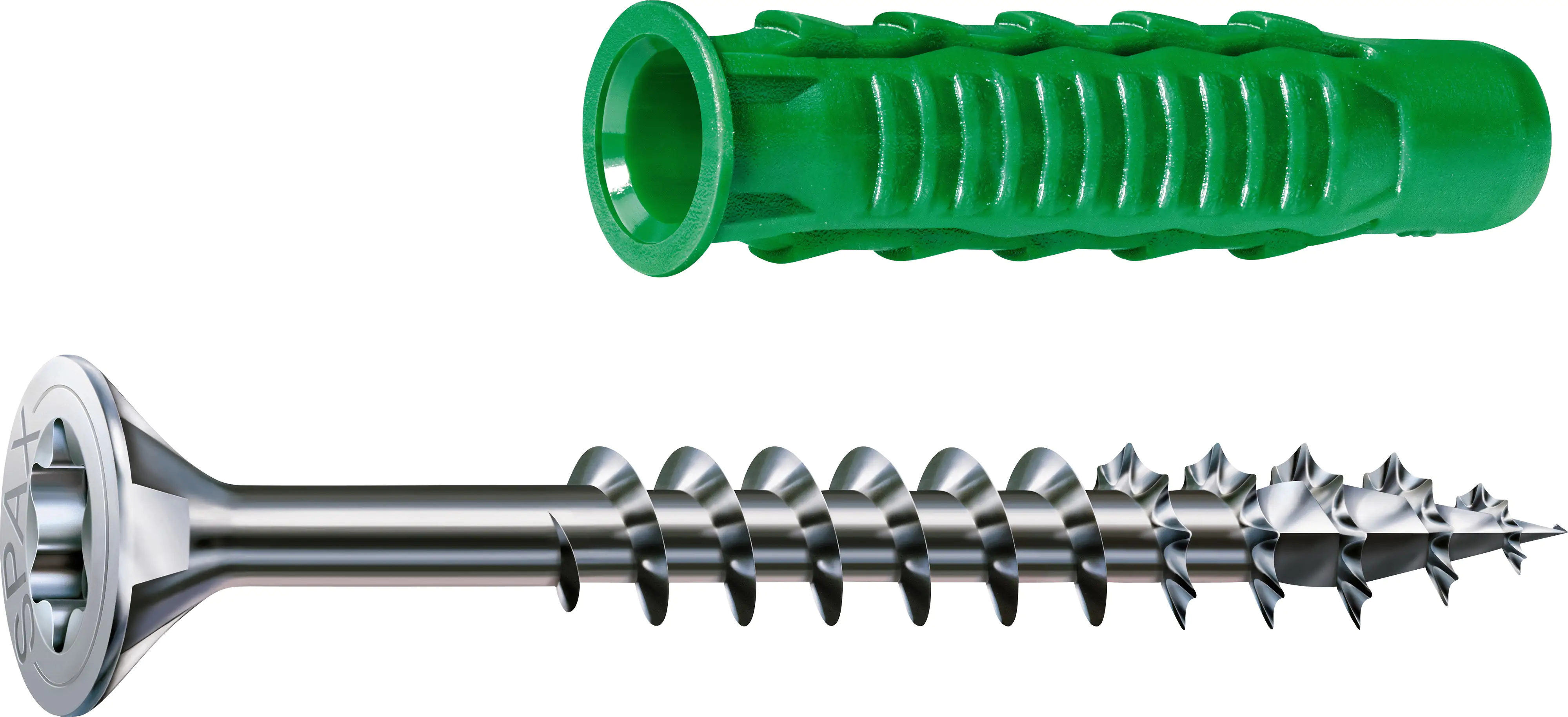 Spax Universalschrauben + Dübel 5.0 x 60 mm TX 20 4 Schrauben + 4 Dübel