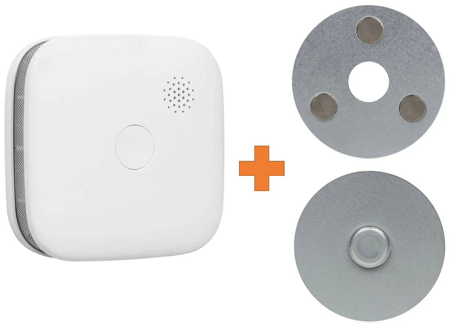 Smartwares WiFi-Rauchmelder weiß, 85 dB, FSM-12601 mit Magnethalterung