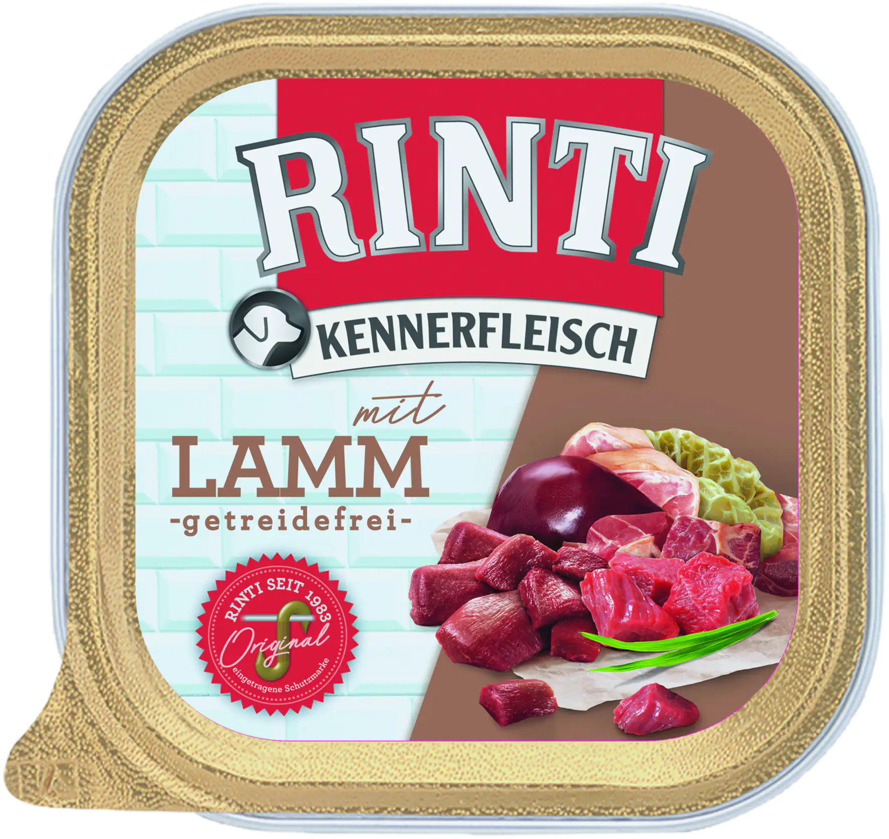 Rinti Kennerfleisch Hundenassfutter Adult 300 g Lamm