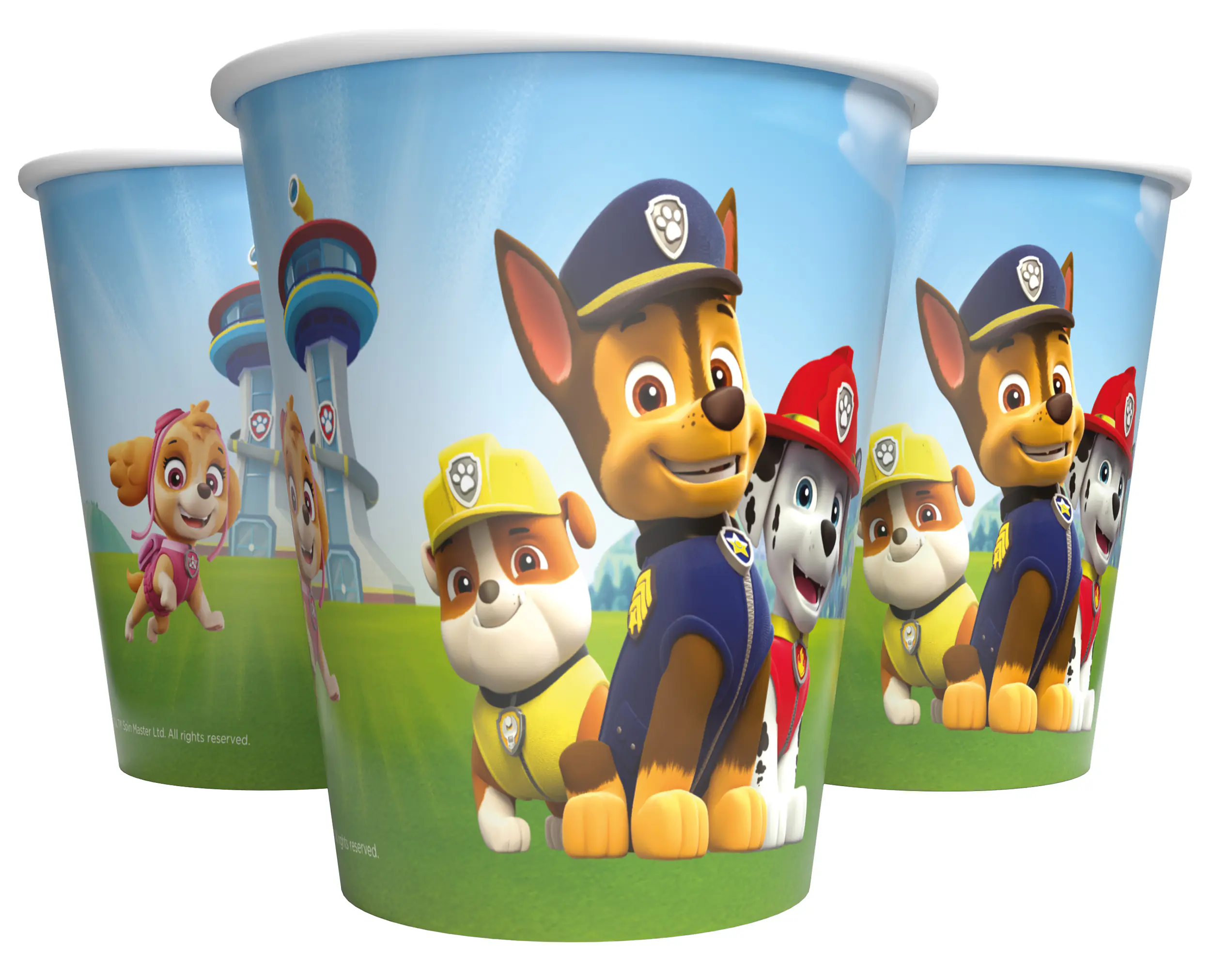 Pappbecher Paw Patrol bunt 250 ml 8 Stück