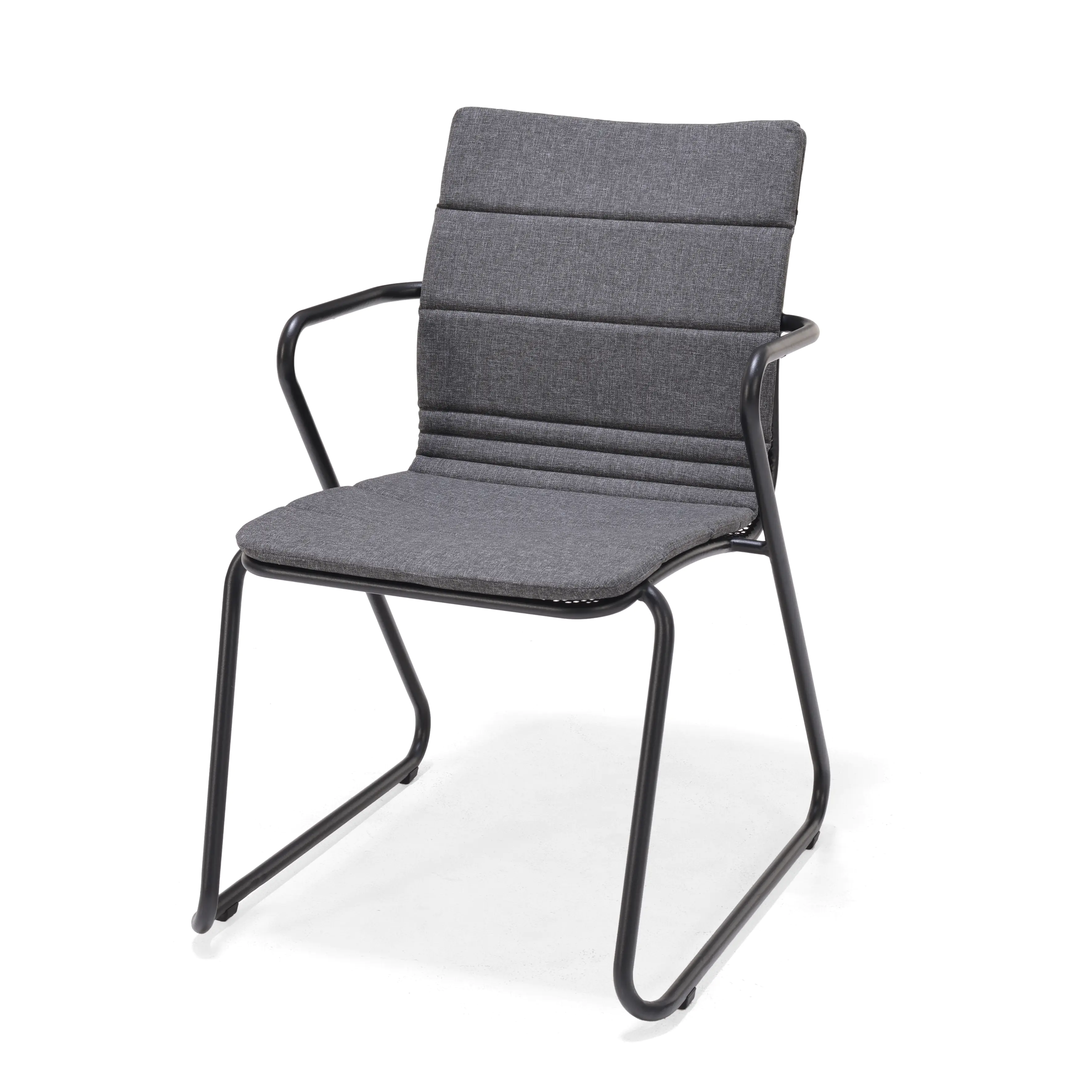 Primaster Stapelstuhl Parma Stahl inkl. Sitzkissen