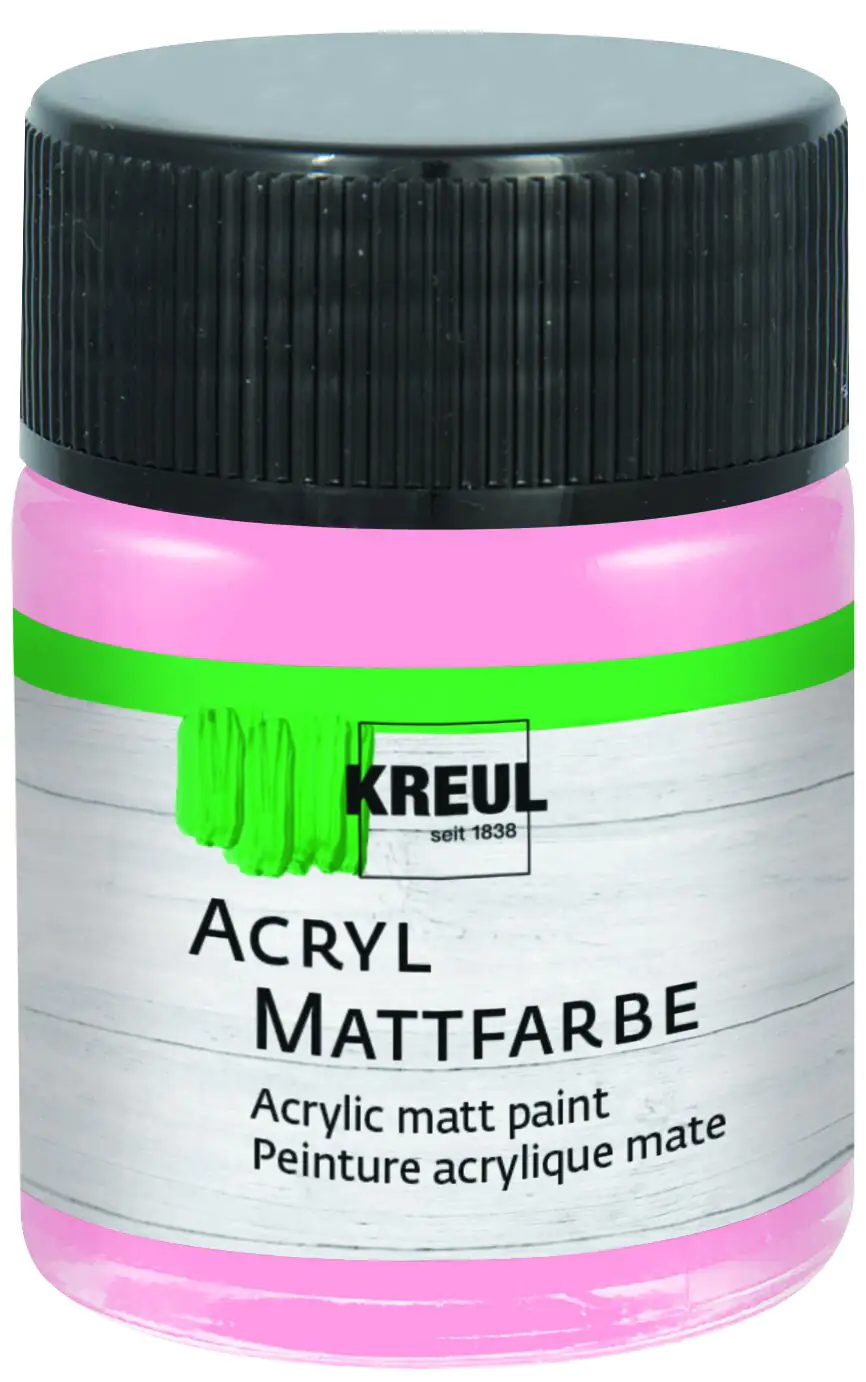 Kreul Acryl Mattfarbe pastellrosa 50 ml