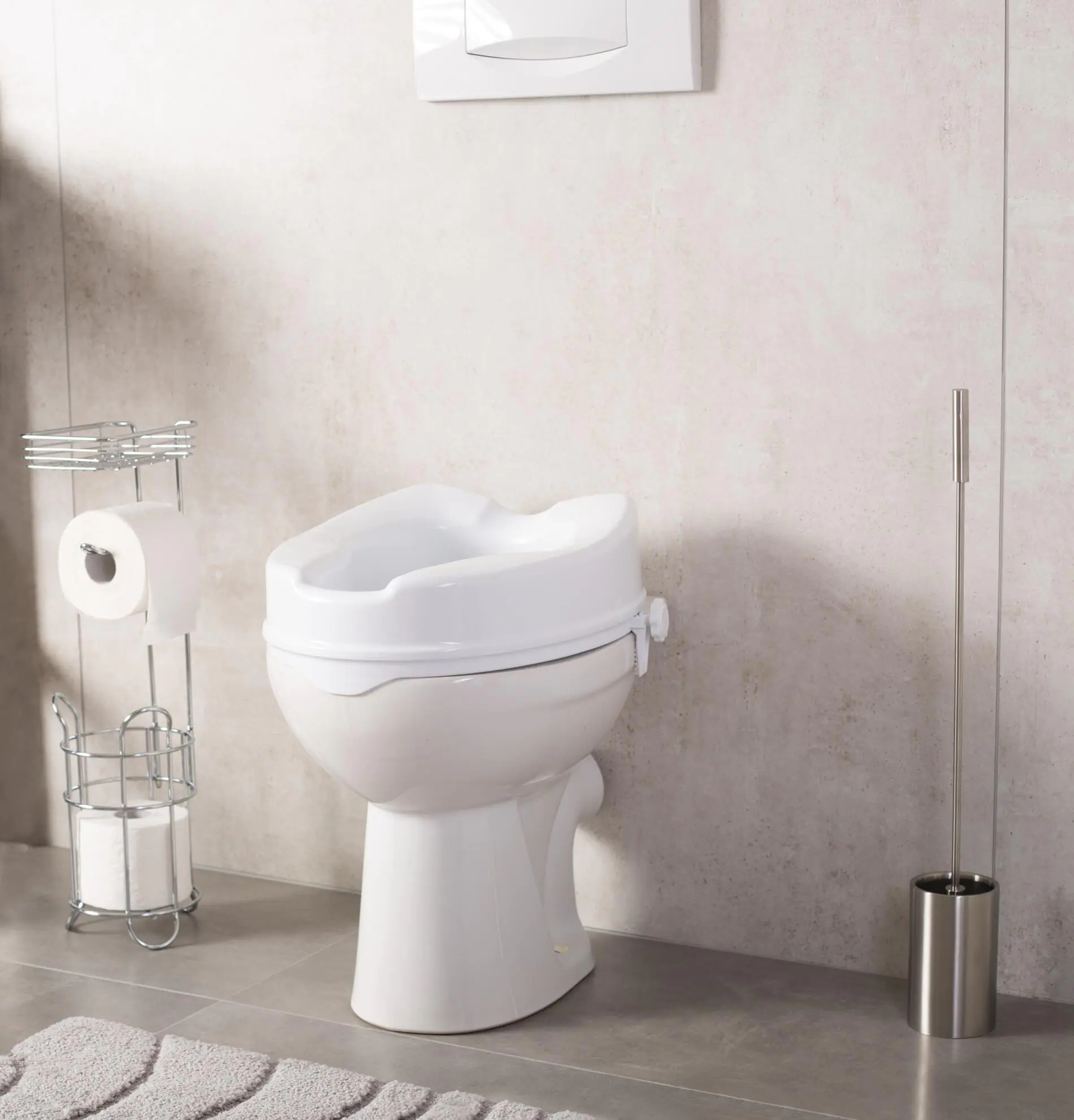 Ridder WC-Sitzerhöhung Sam ca. 10 cm, weiß, ohne Deckel, PP Ridder WC-Sitzerhöhung Sam ca. 10 cm, weiß, ohne Deckel, PP