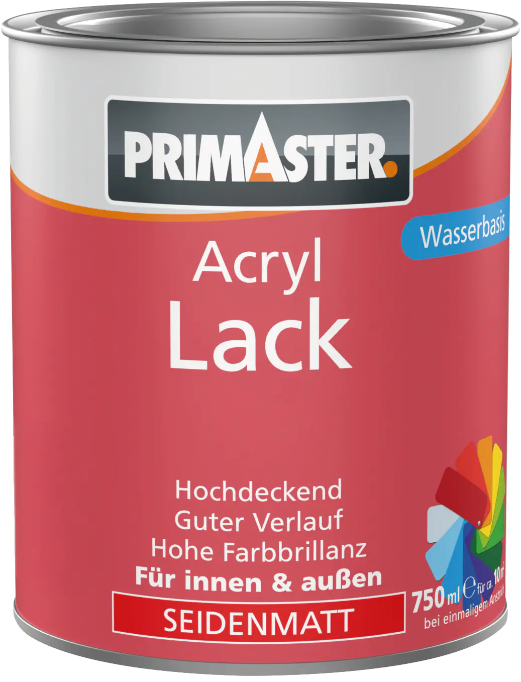 Primaster Acryl Lack goldgelb seidenmatt 750 ml Primaster Acryl Lack goldgelb seidenmatt 750 ml