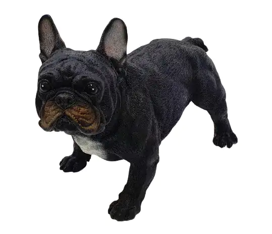 Dekofigur Franz. Bulldogge schwarz 32 x 22 x 38 cm Dekofigur Franz. Bulldogge schwarz 32 x 22 x 38 cm