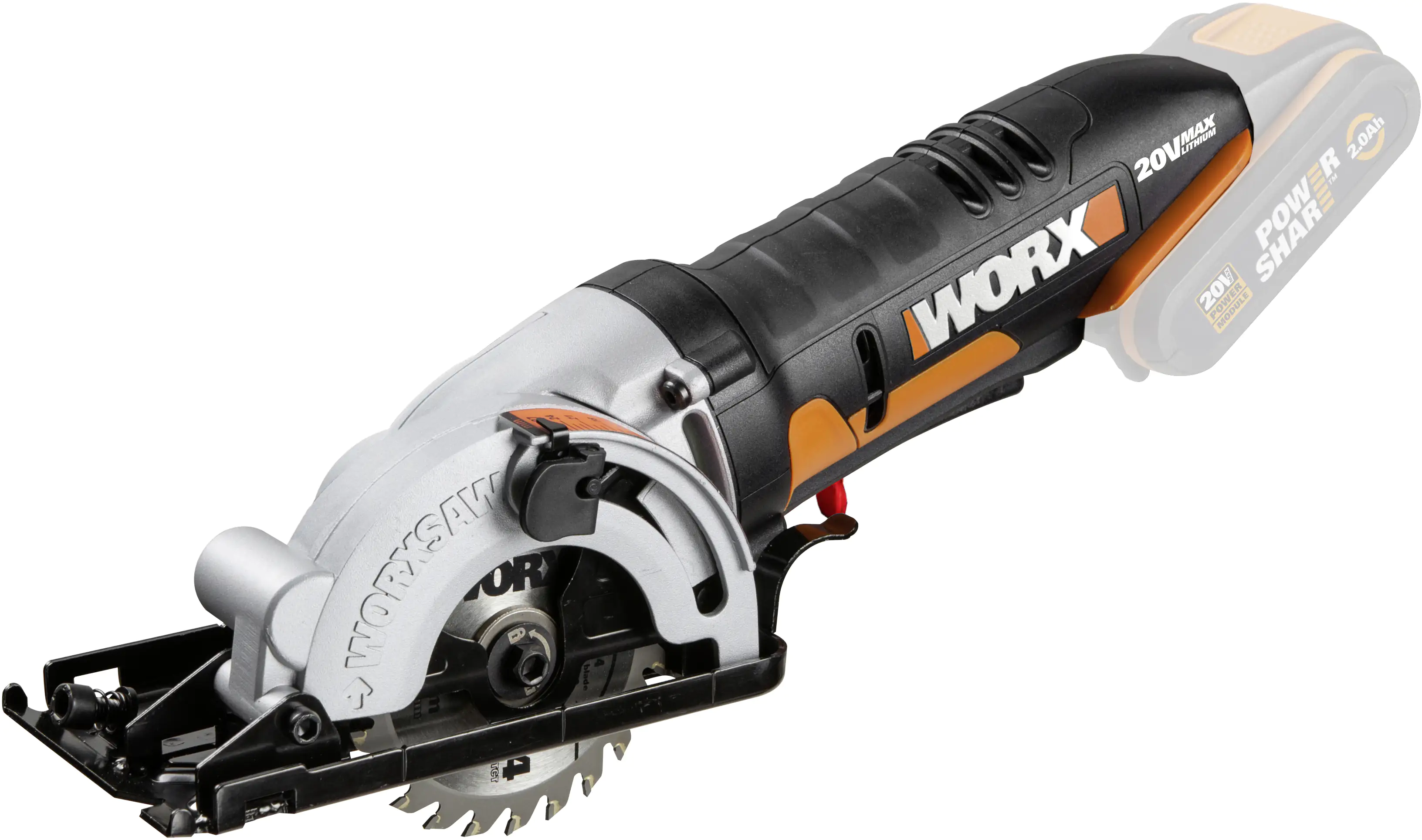 6924328324867 Worx Akku-Handkreissäge WX527.9 Worxsaw 20 V ohne Akku & Ladegerät
