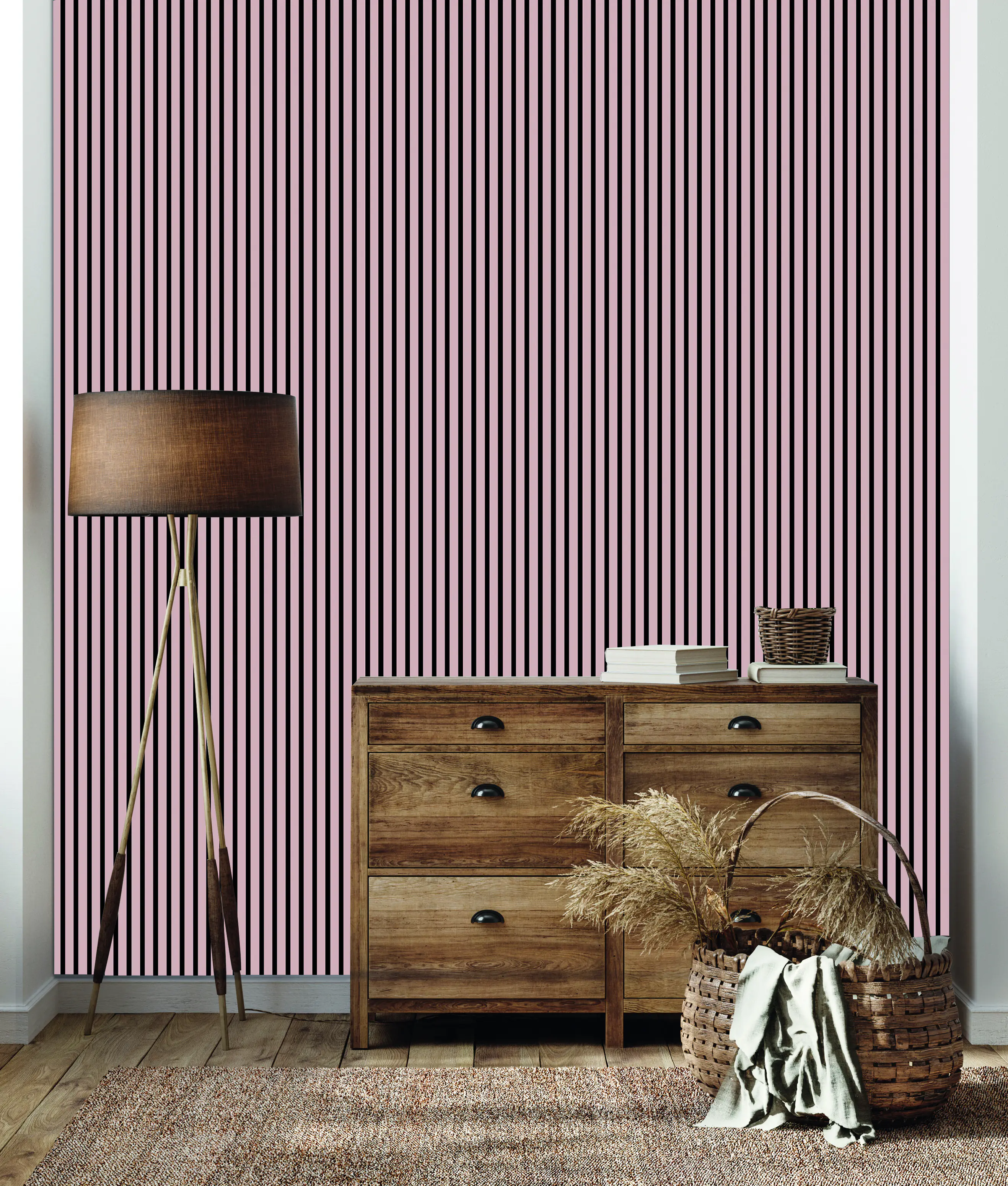 Neuhofer Akustikpaneele 267 x 57,25 x 1,9 cm Altrosa foliert