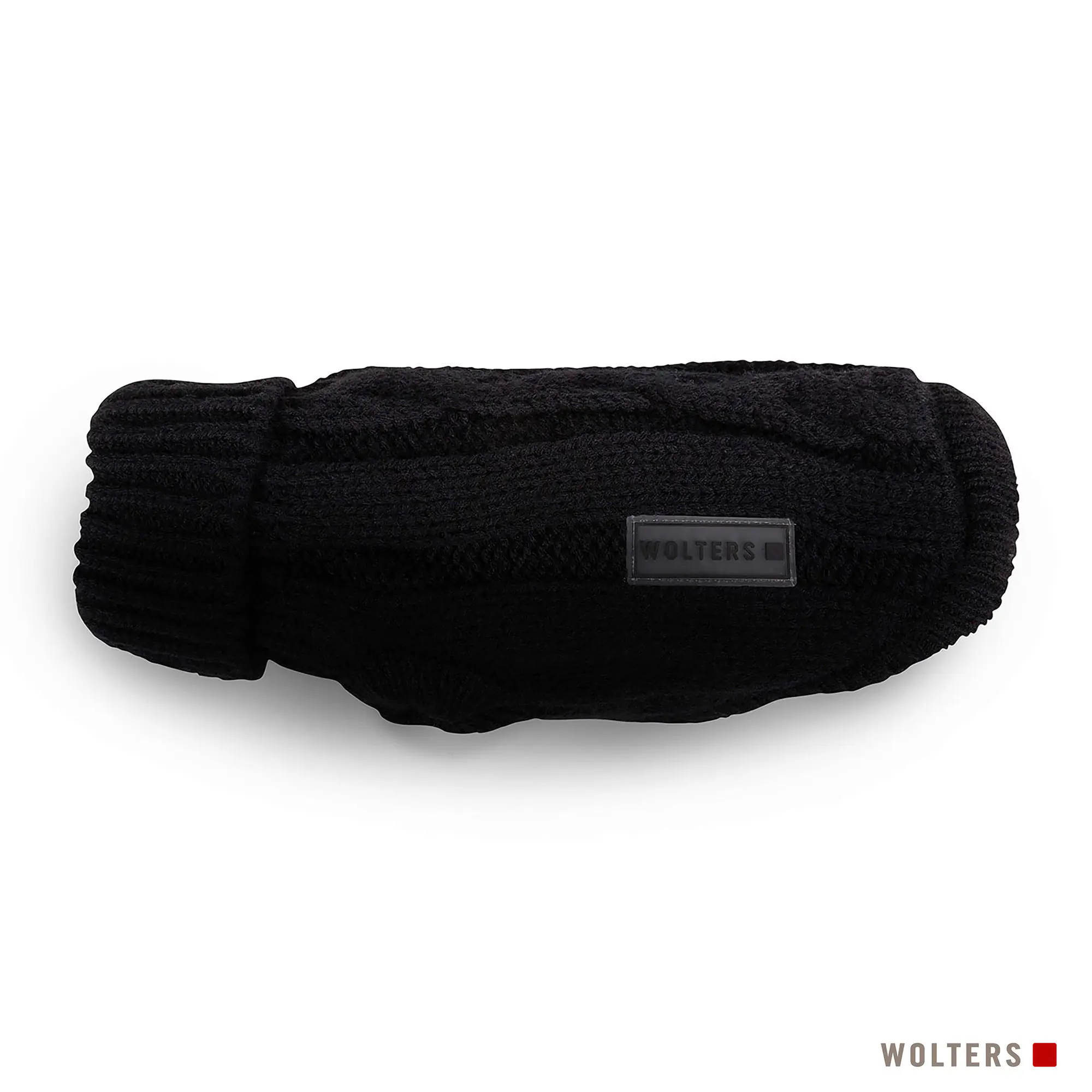 Wolters Hundebekleidung Strickpullover Zopf schwarz