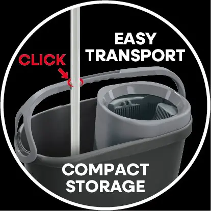 Leifheit Bodenwisch-Komplett-Set Clean Twist M Ergo 33 cm black