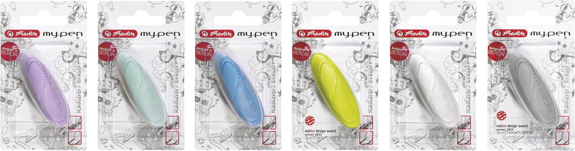 herlitz Radierer my.pen