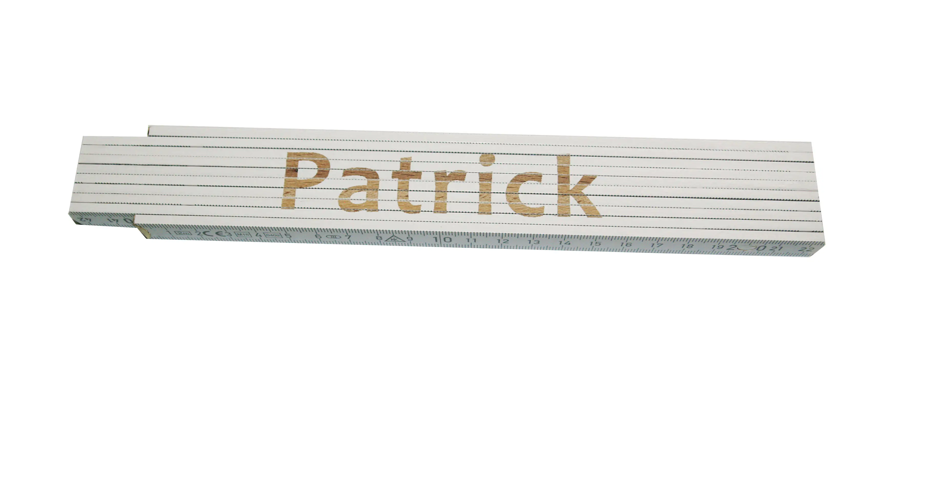 Zollstock Patrick 2 m weiß