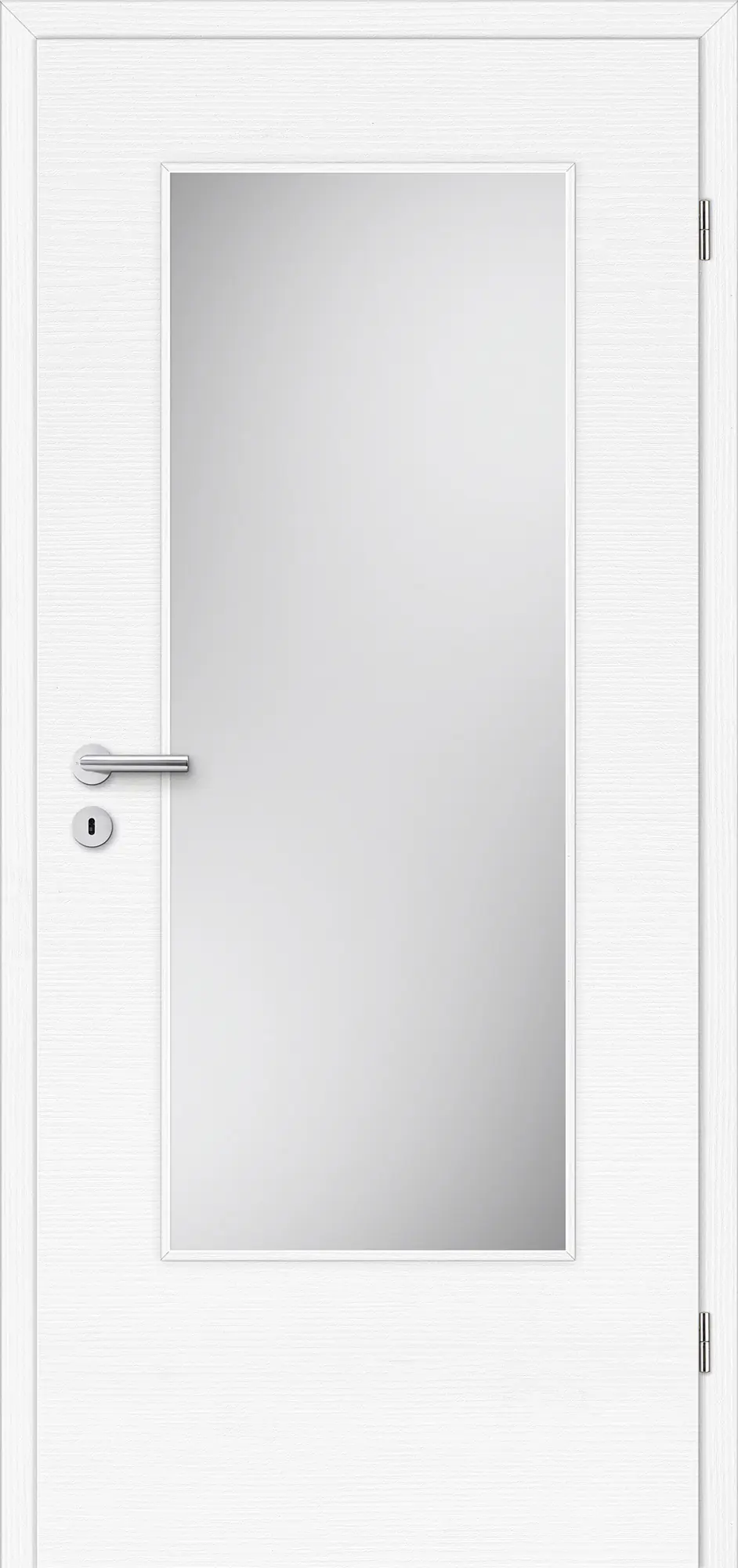 Borne Türblatt CPL Masera weiß quer mit Lichtausschnitt G3 Röhrenspan