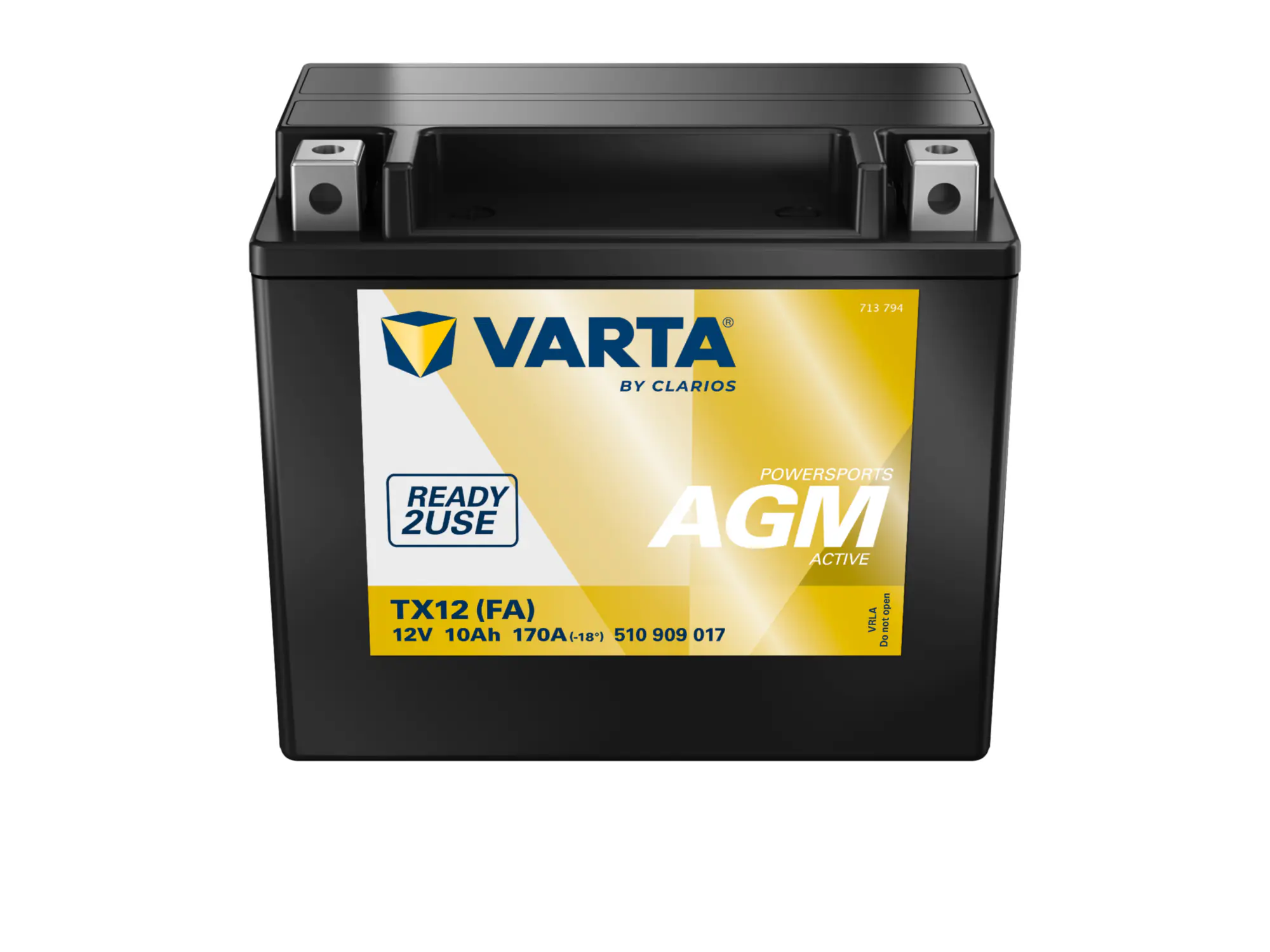 Varta AGM-Motorradbatterie TX12 FA 12V 10Ah 170A