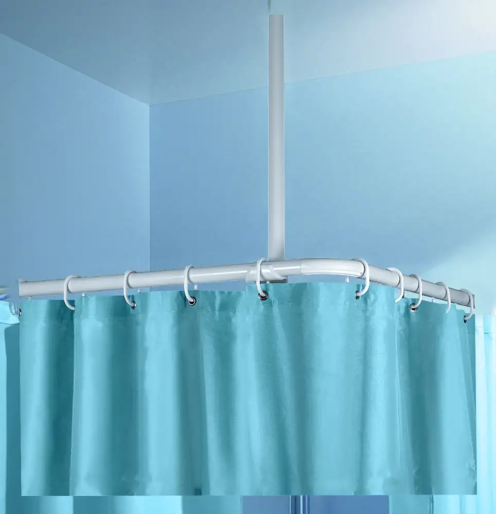 Kleine Wolke Deckenhalter für Duschstangen chrom