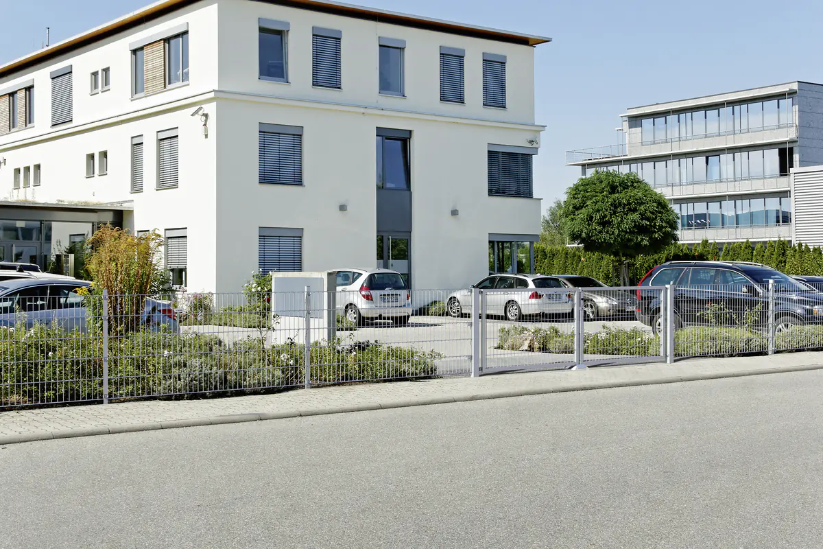 Alberts Doppelstab-Gittermatte 2 m 100 hoch cm Typ 6/5/6 feuerverzinkt