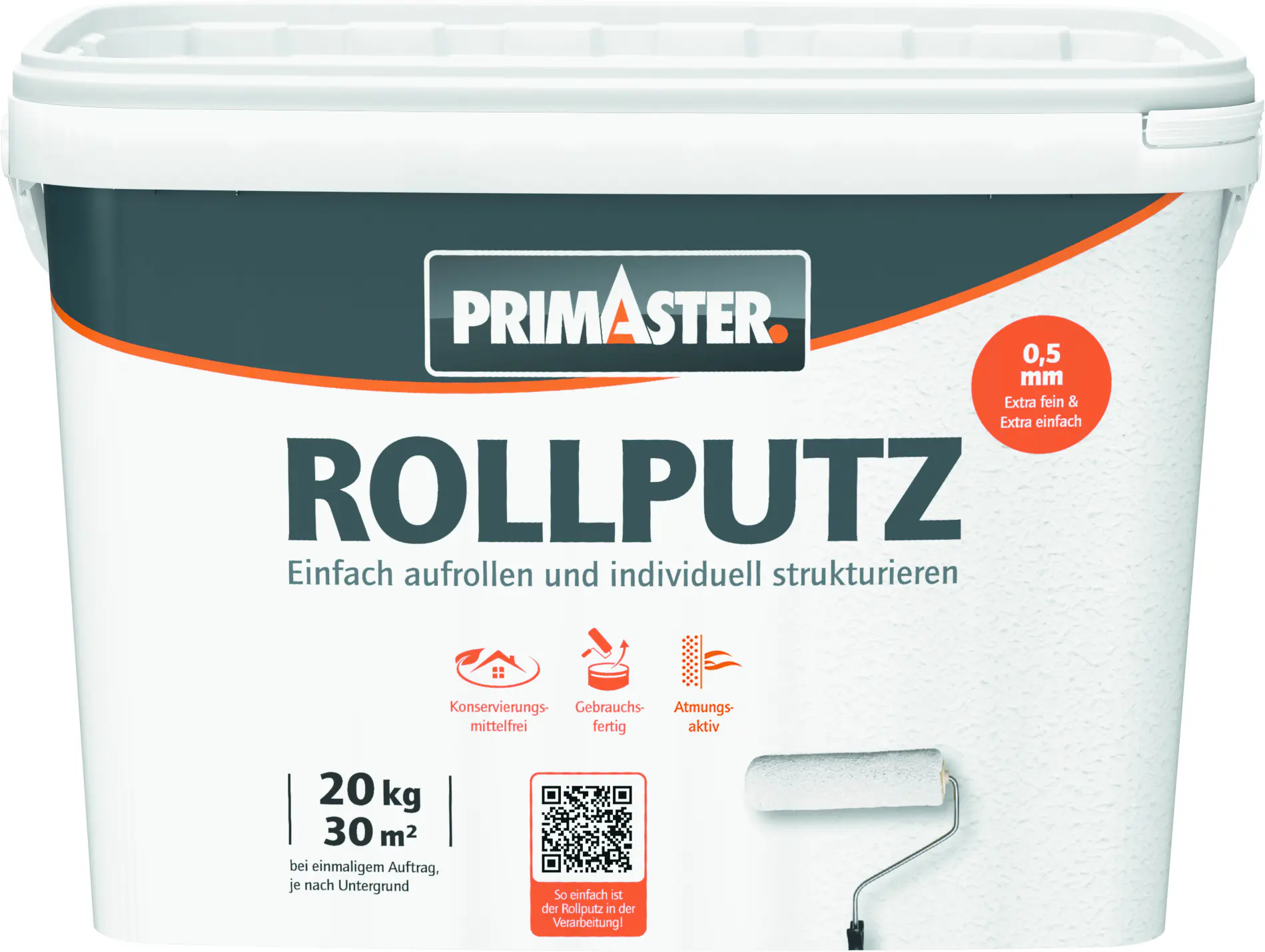 Primaster Rollputz 20 kg weiß Primaster Rollputz 20 kg weiß