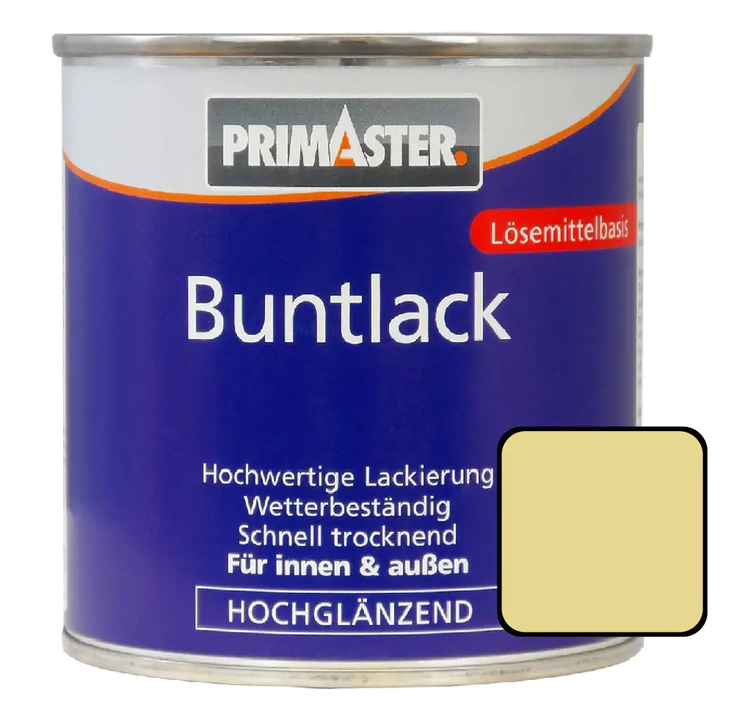 Primaster Buntlack RAL 1015 750 ml hellelfenbein hochglänzend