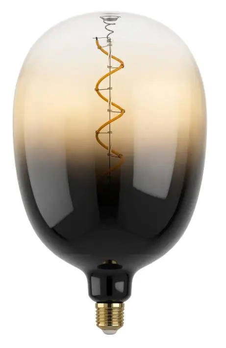 Eglo LED Leuchtmittel Oval E27 4W schwarz-braun Eglo LED Leuchtmittel Oval E27 4W schwarz-braun