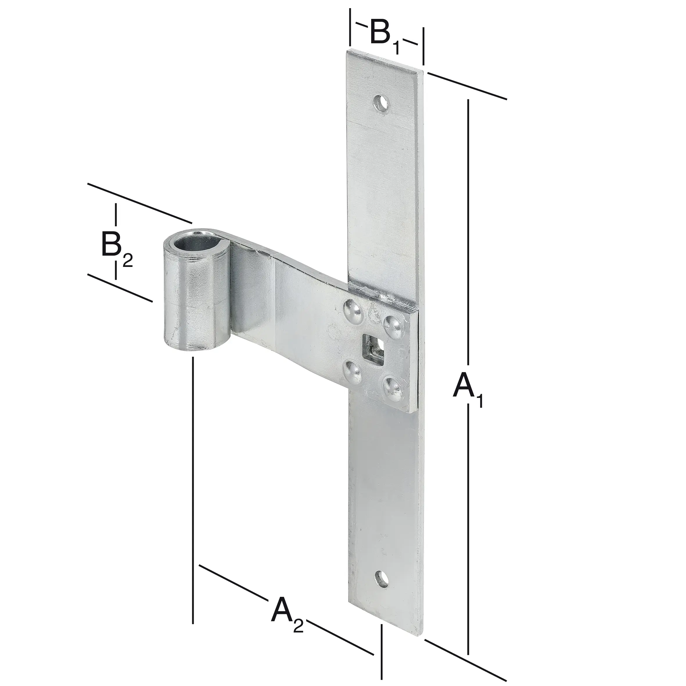 Vormann Fensterladen-Mittelbänder verzinkt 200/75 x 30/35 mm