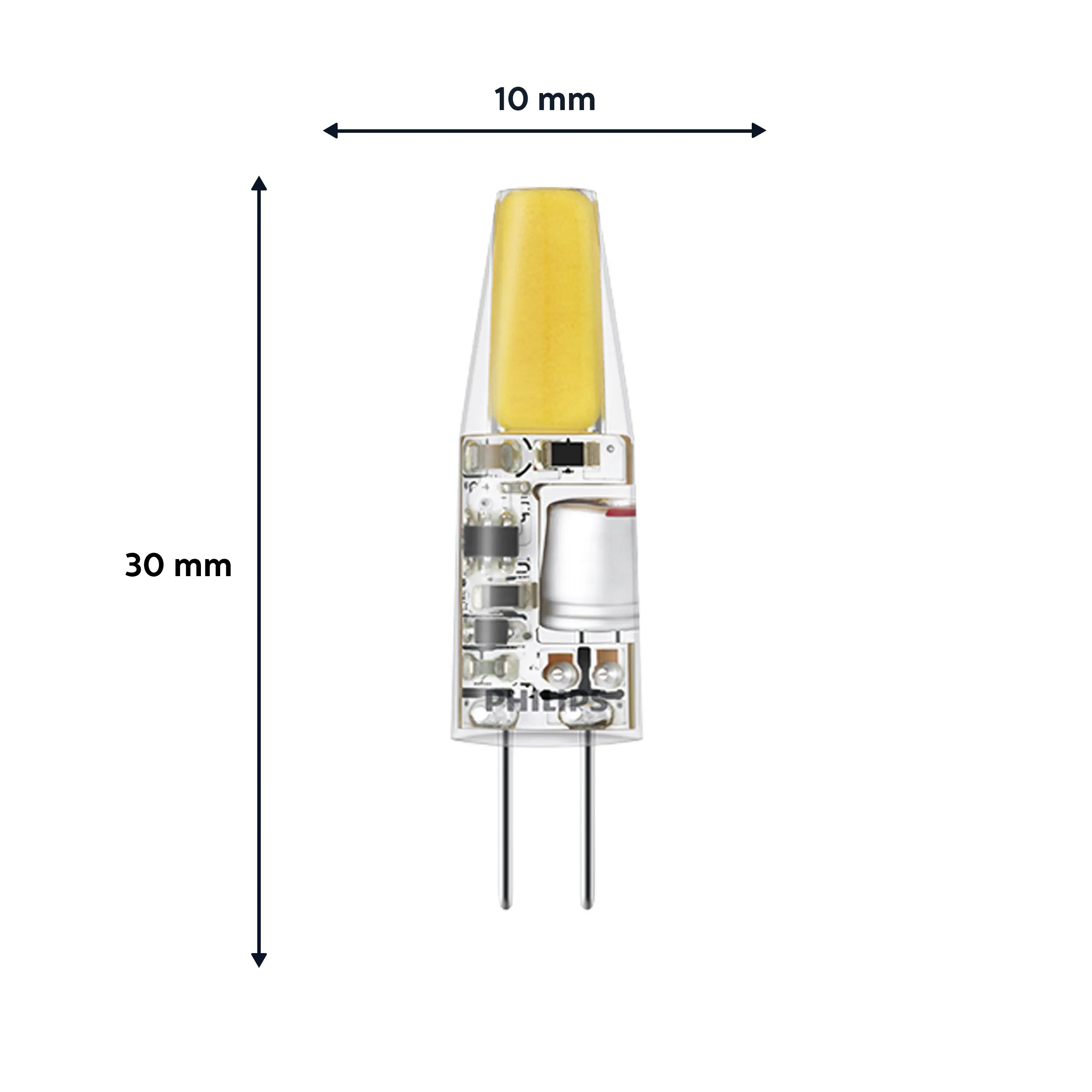 Philips LED Leuchtmittel G4 1W 100lm 2700K