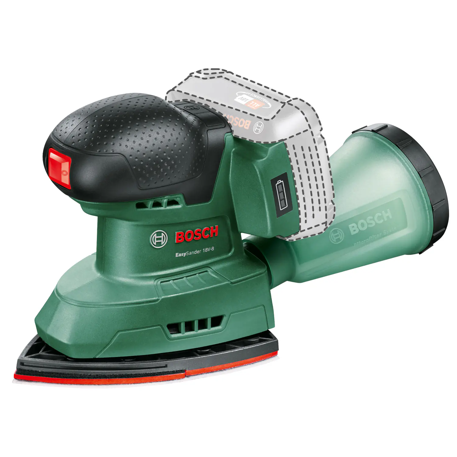 Bosch Akku-Multischleifer Easy Sander 18V-8 Solo Bosch Akku-Multischleifer Easy Sander 18V-8 Solo