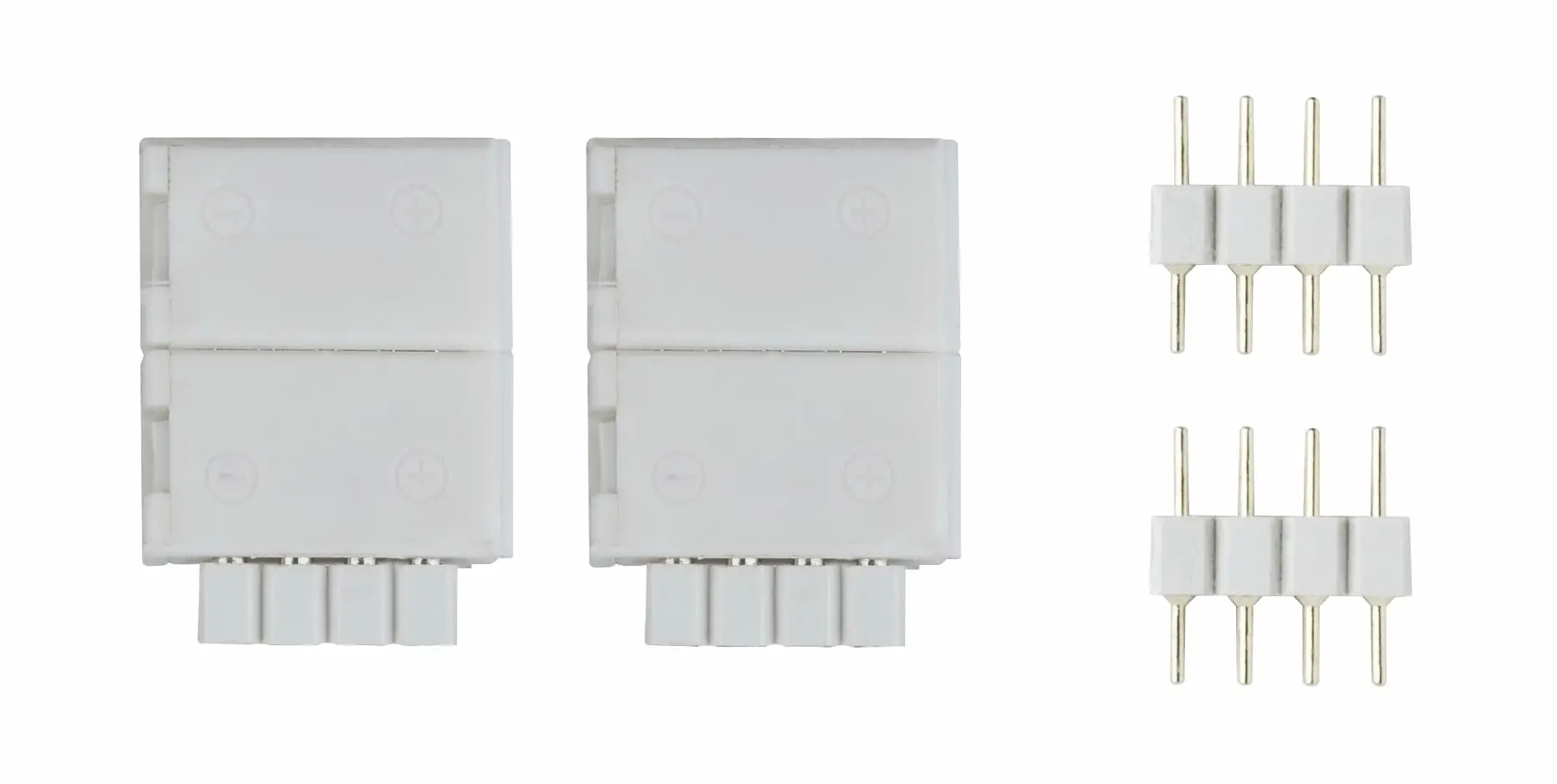 Paulmann YourLED ECO Clip-to-YourLED Connector 2er Pack weiß Kunststoff