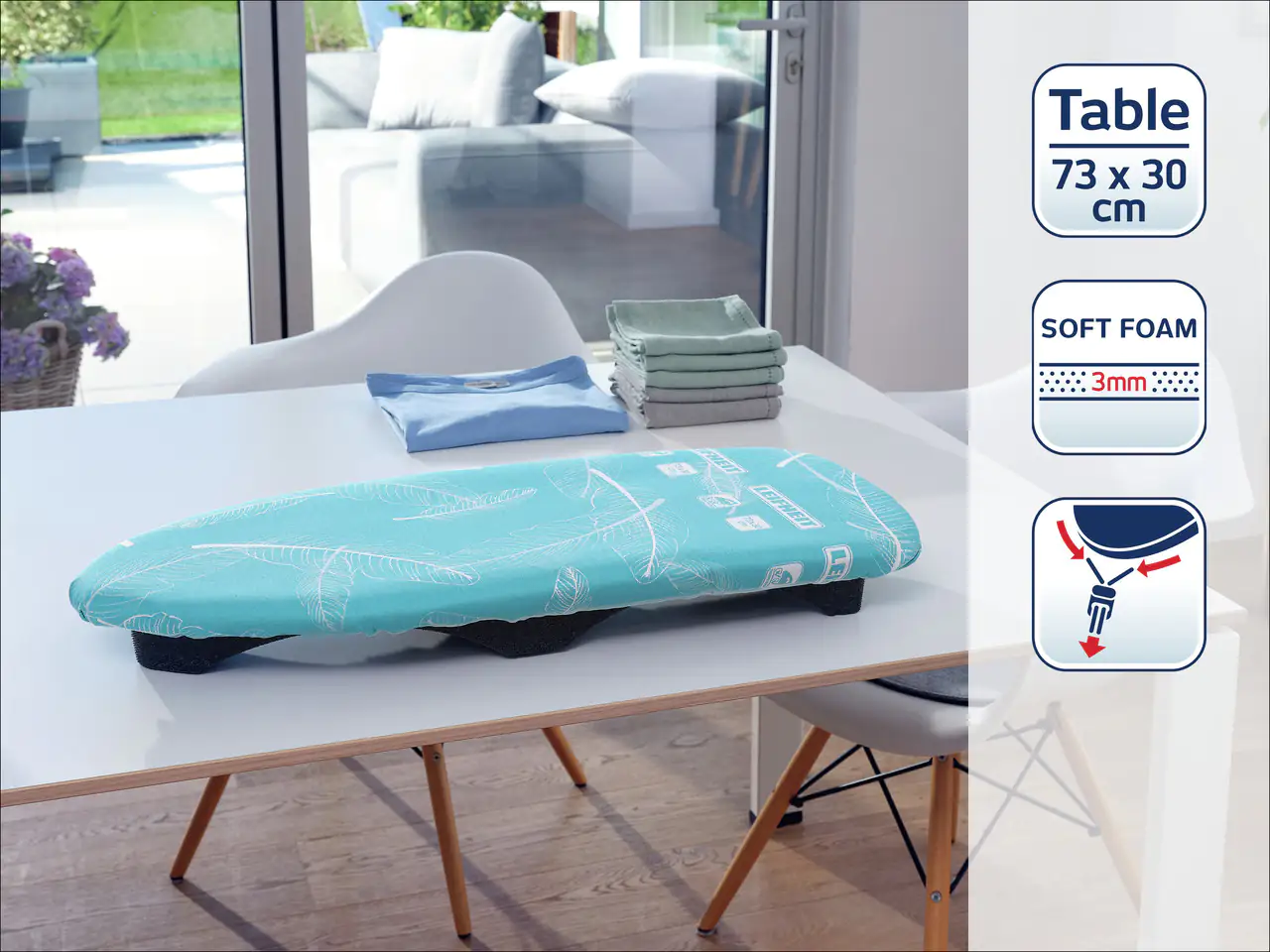Leifheit Bügeltischbezug Air Board Thermo Reflect Table max. 30 x 73 cm Leifheit Bügeltischbezug Air Board Thermo Reflect Table max. 30 x 73 cm