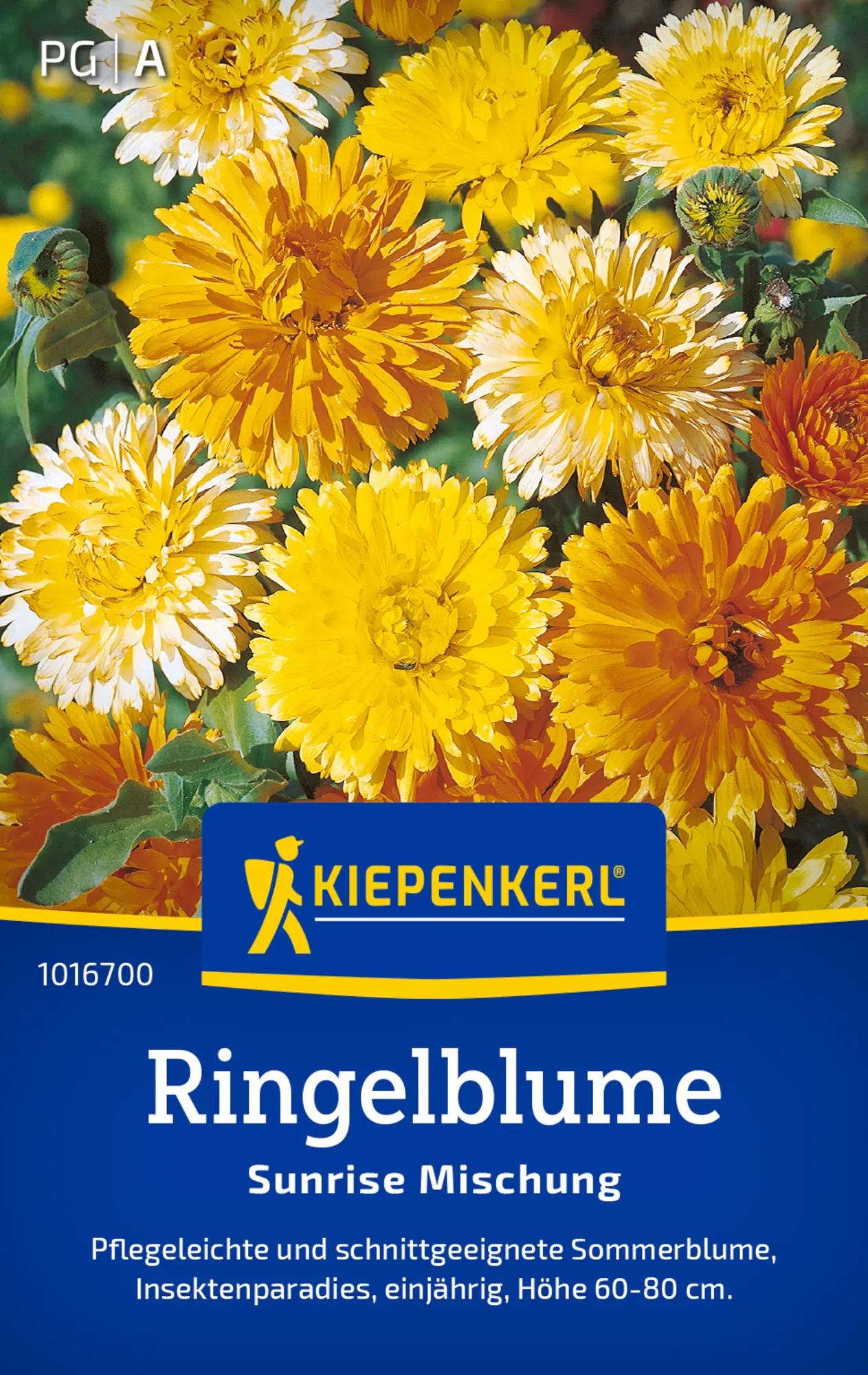 Kiepenkerl Saatgut Ringelblumen Sunrise Mischung für ca. 1-2 m²