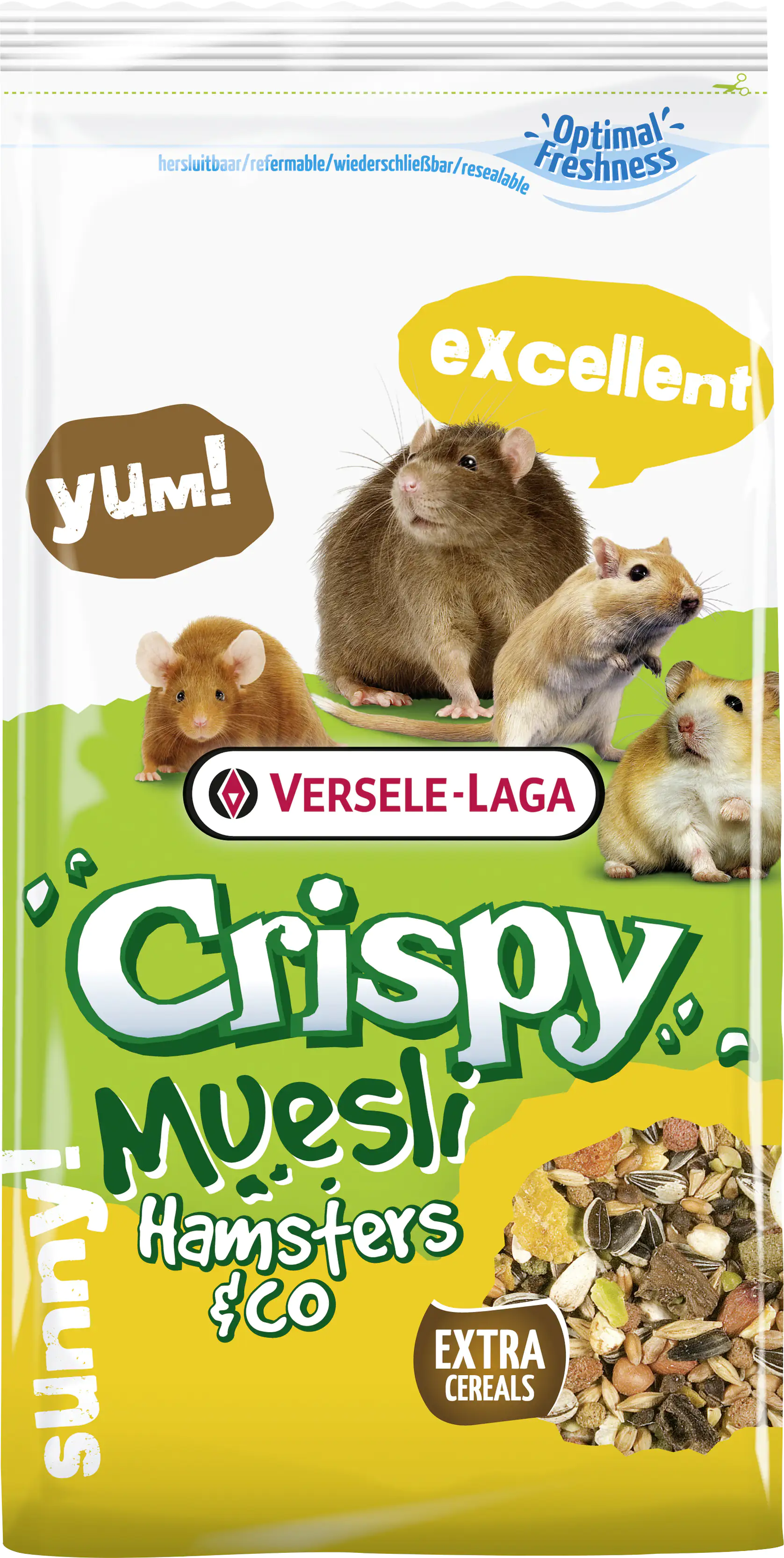 Crispy Muesli - Hamsters & Co für Hamster, Ratten, Mäuse