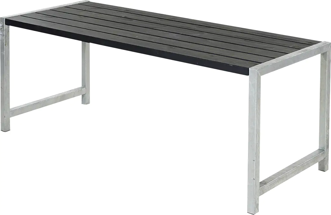 Plus Plankentisch 186x77x72cm schwarz rechteckig