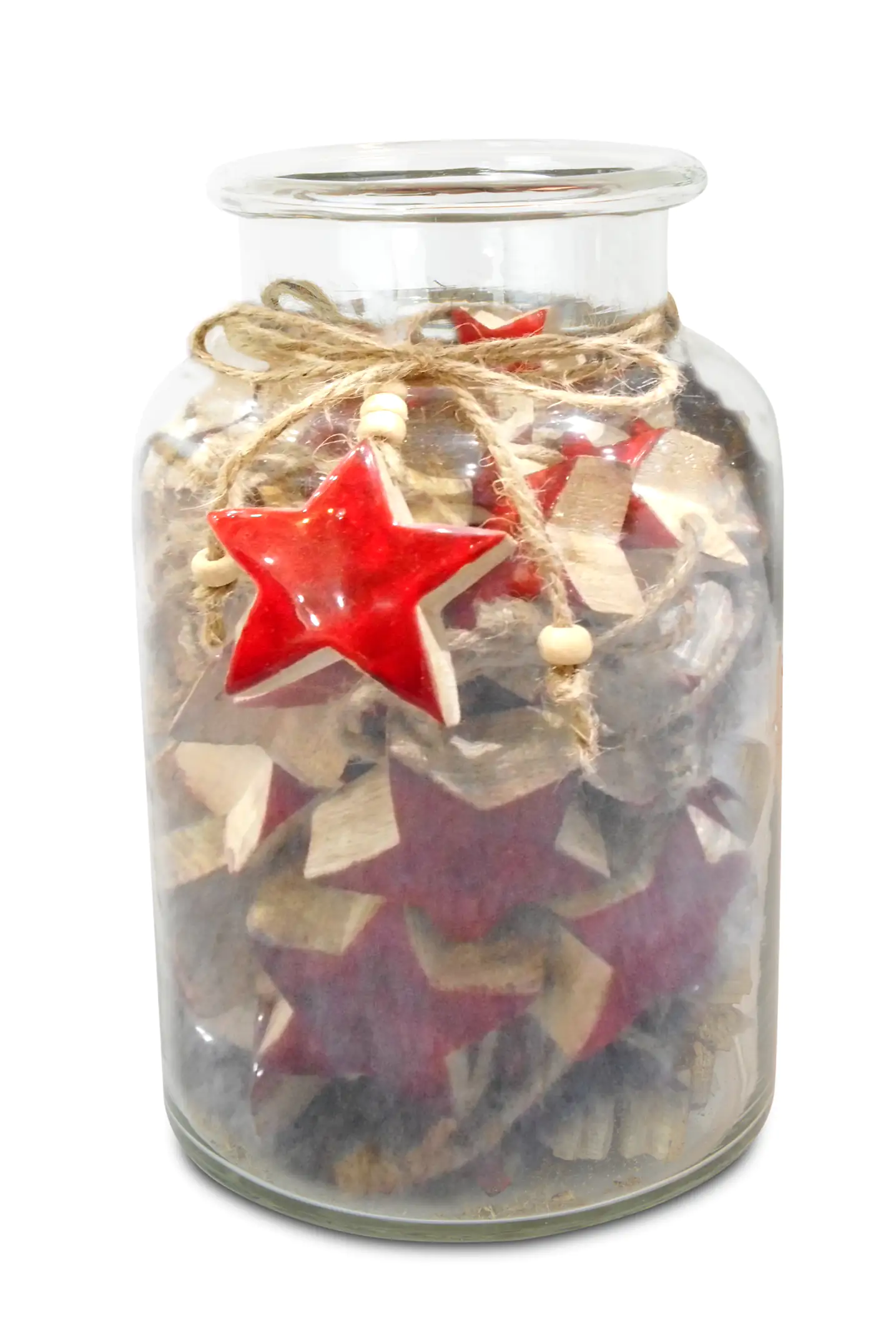 Riffelmacher Dekoanhänger Stern 6 cm rot Riffelmacher Dekoanhänger Stern 6 cm rot