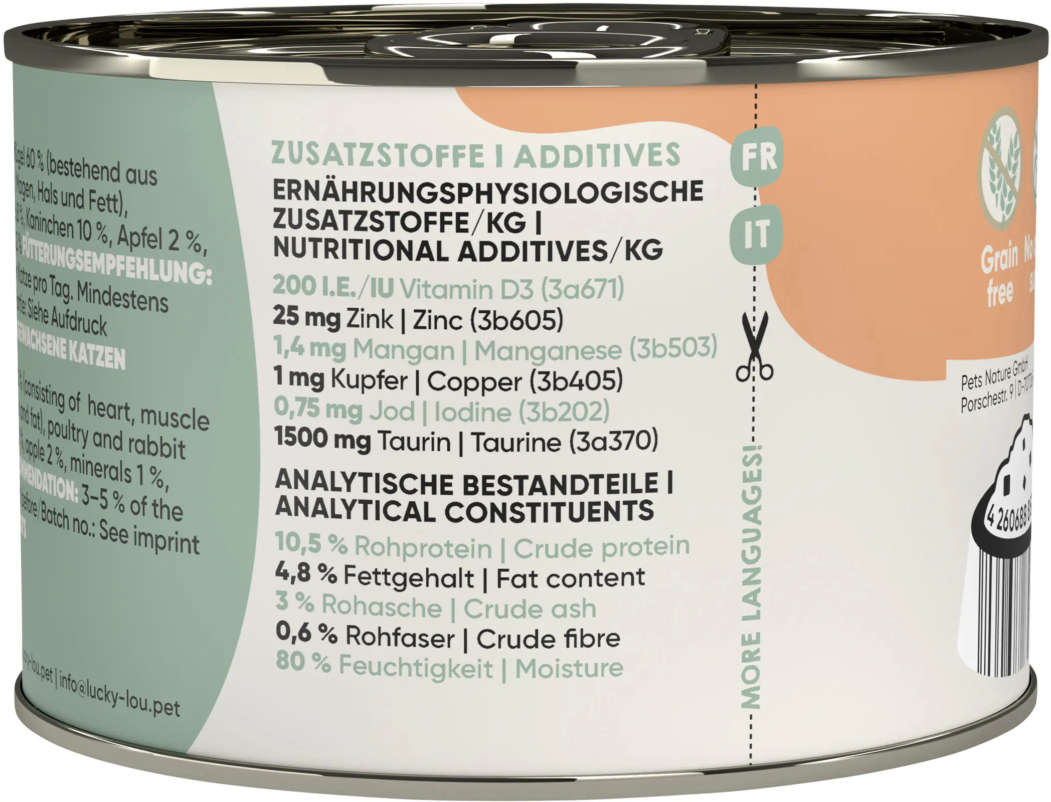 Lucky Lou Lifestage Adult Geflügel und Kaninchen 200g