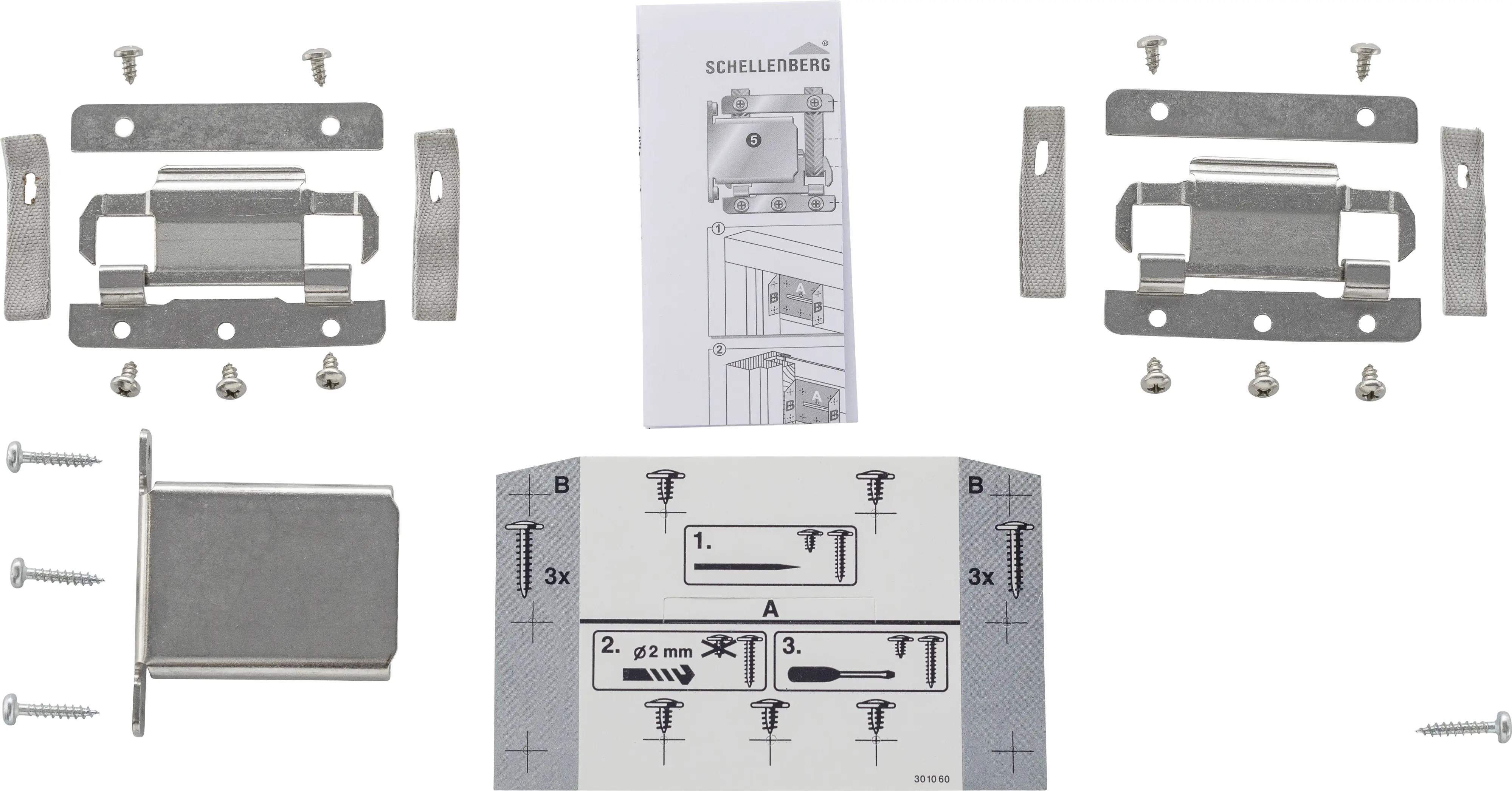 Schellenberg Rollladen-Hochschiebesicherung silber