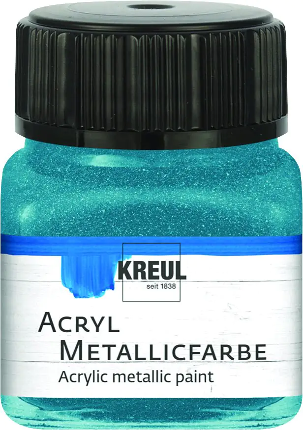 Kreul Acryl Metallicfarbe petrol 20 ml