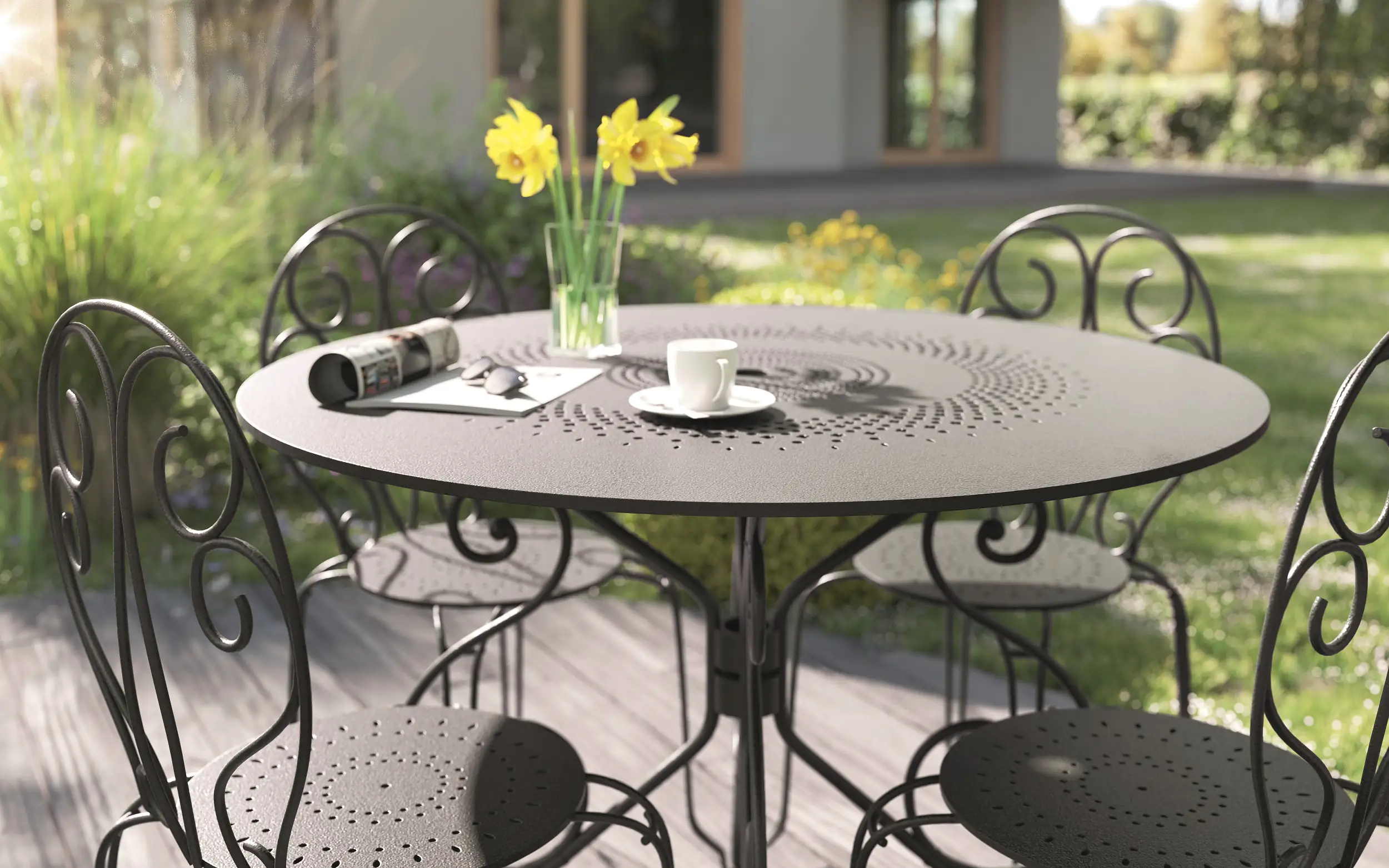 Alpina Metallschutz-Lack Hammerschlag 750 ml dunkelgrau Alpina Metallschutz-Lack Hammerschlag 750 ml dunkelgrau